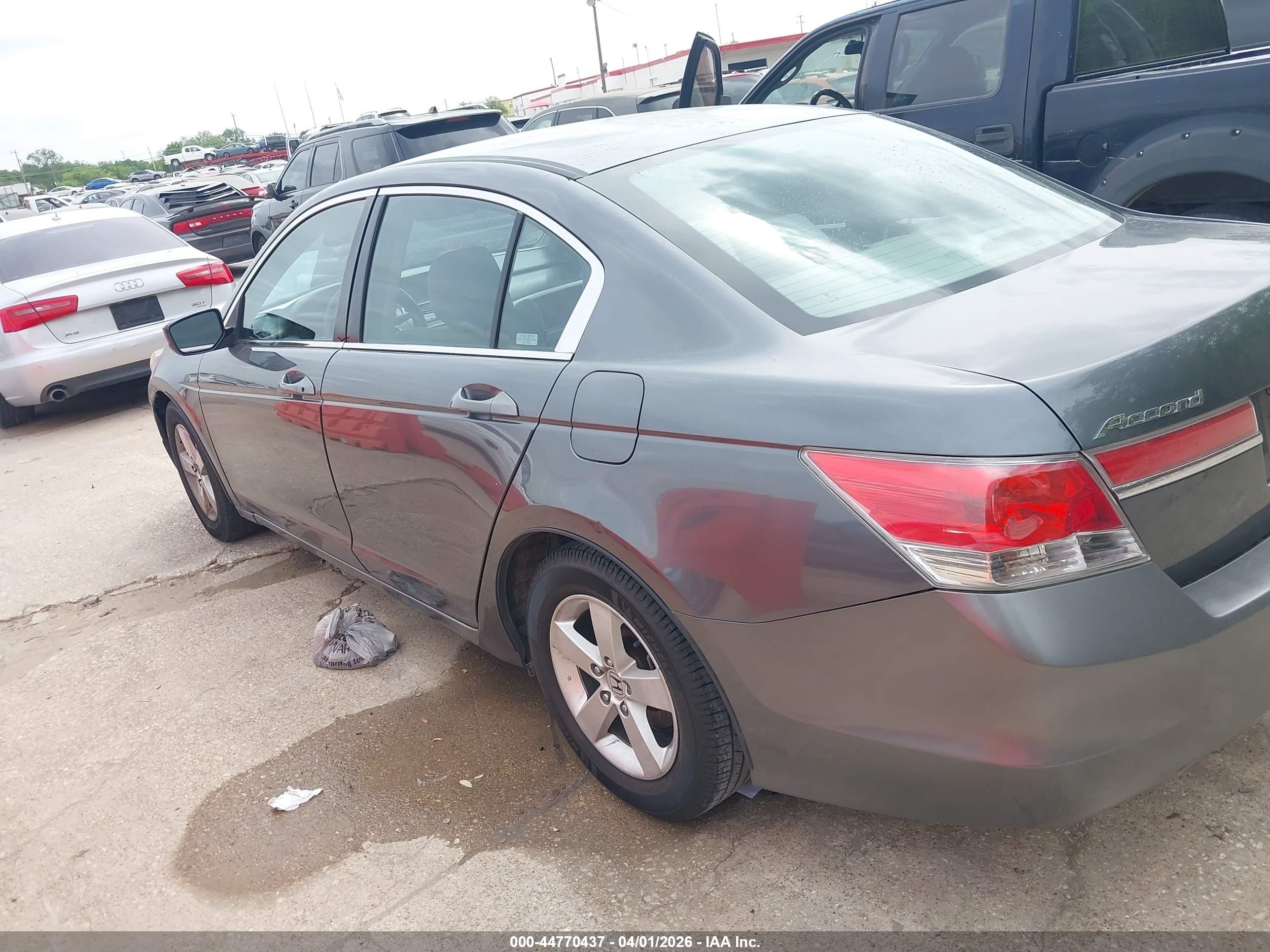2012 Honda Accord 2.4 Lx Gray vin: 1HGCP2F34CA168598