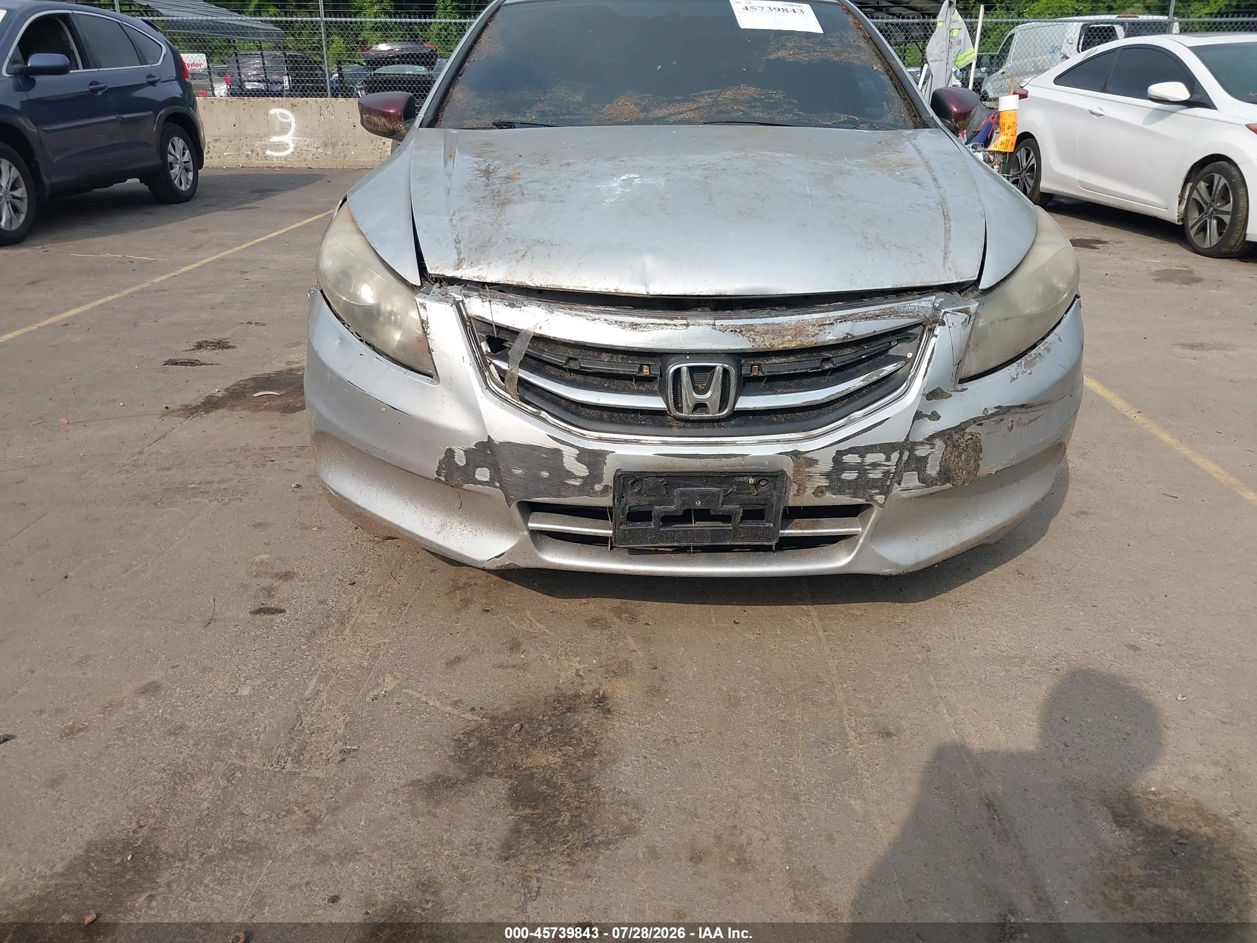2012 Honda Accord 2.4 Lx Silver vin: 1HGCP2F34CA180203