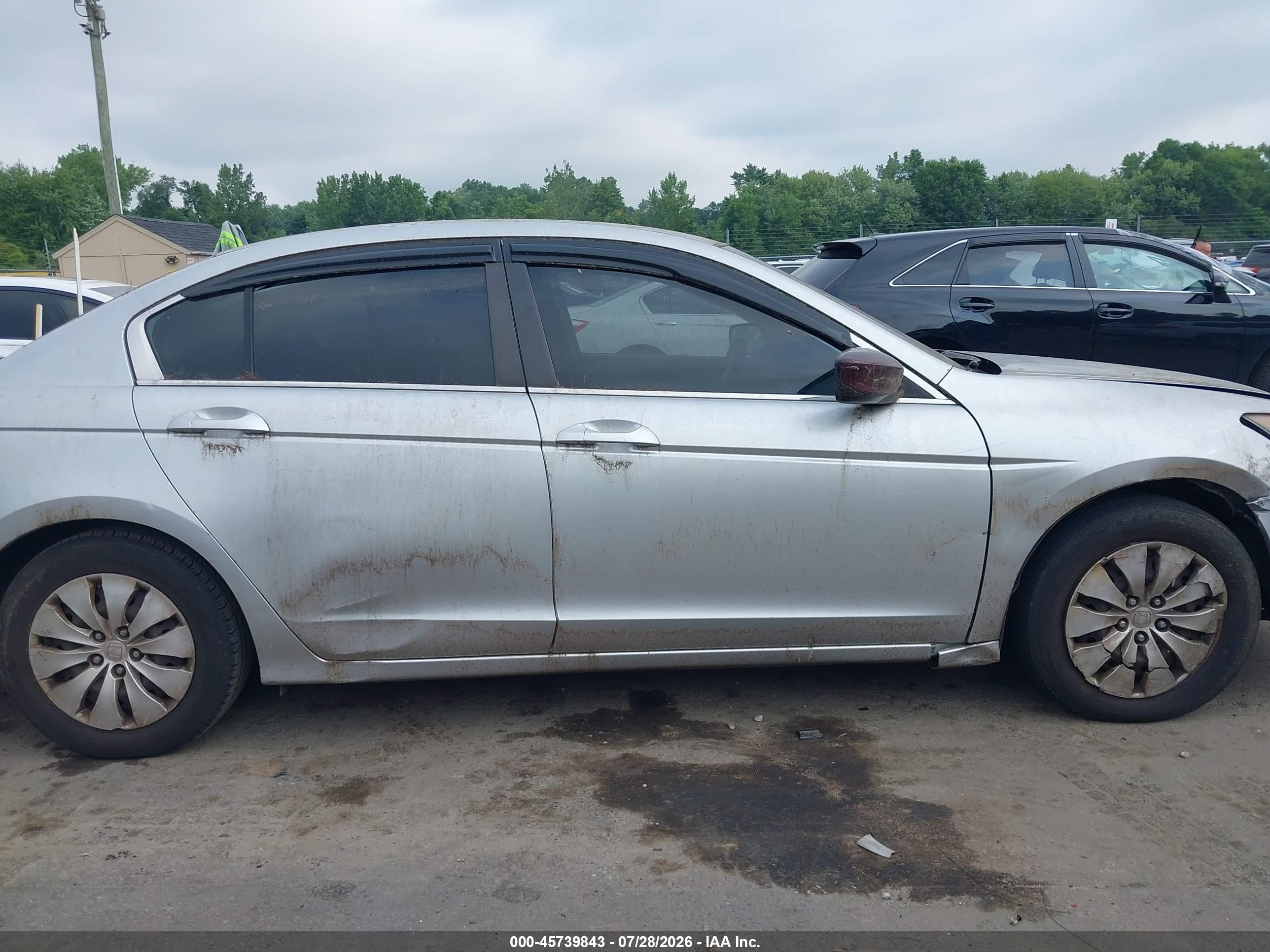 2012 Honda Accord 2.4 Lx Silver vin: 1HGCP2F34CA180203