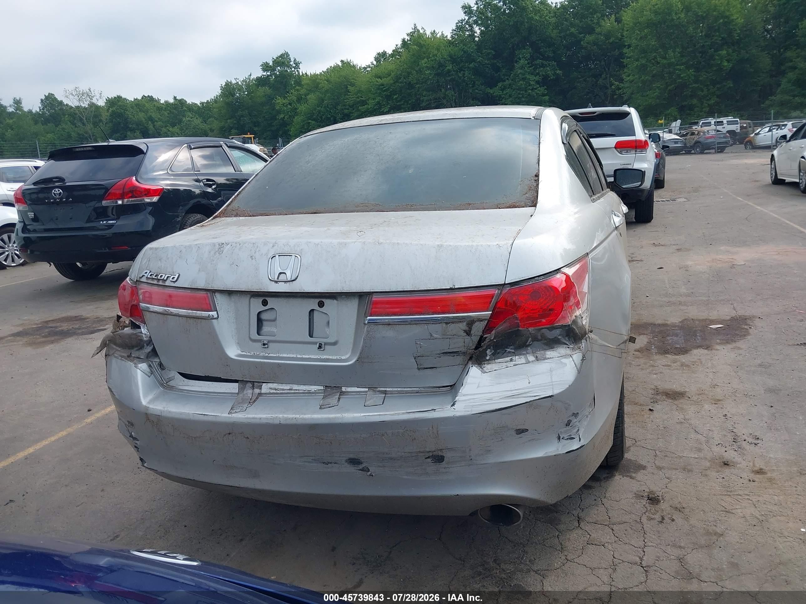 2012 Honda Accord 2.4 Lx Silver vin: 1HGCP2F34CA180203