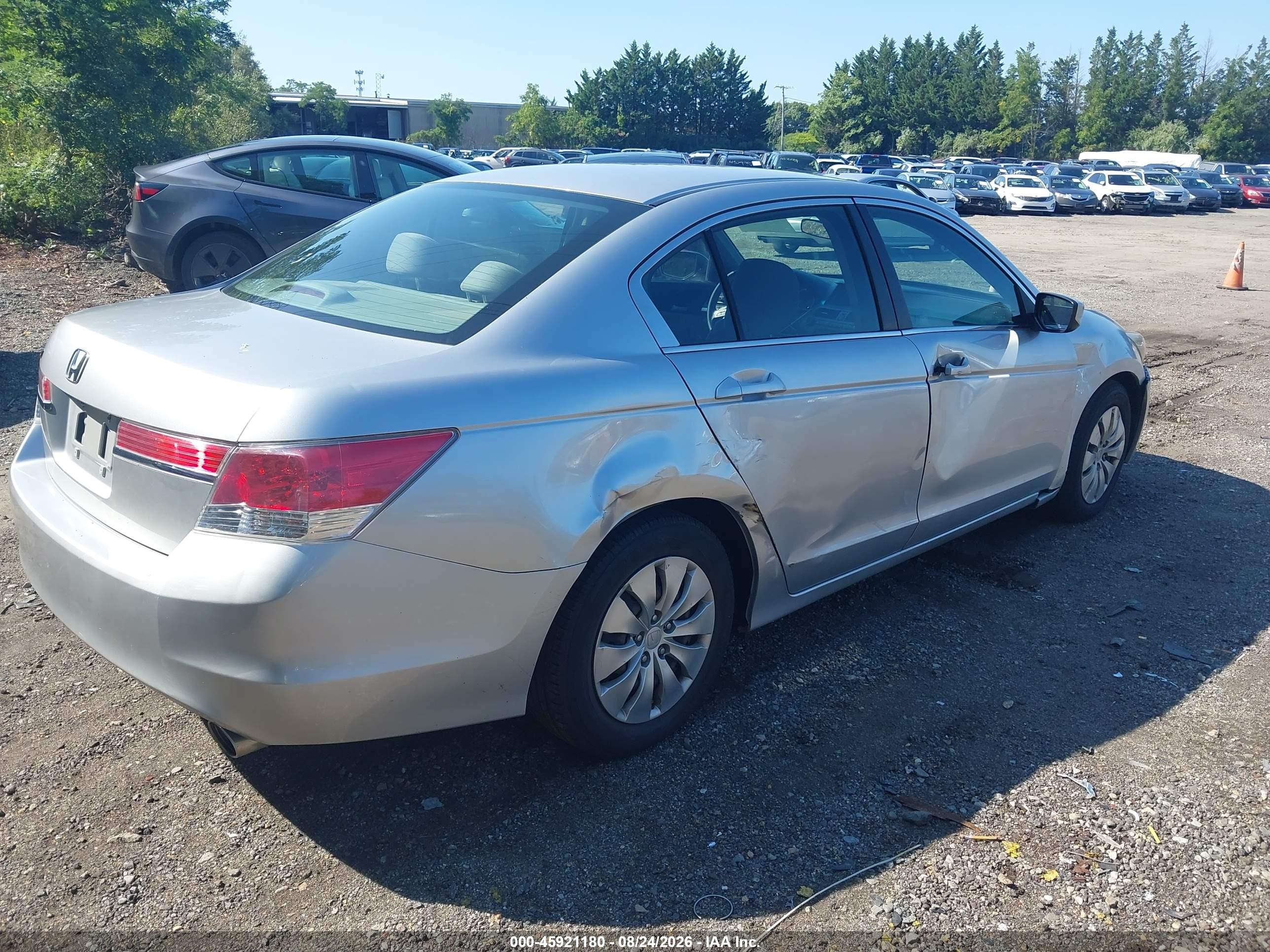 2012 Honda Accord Sdn Lx Silver vin: 1HGCP2F34CA194019