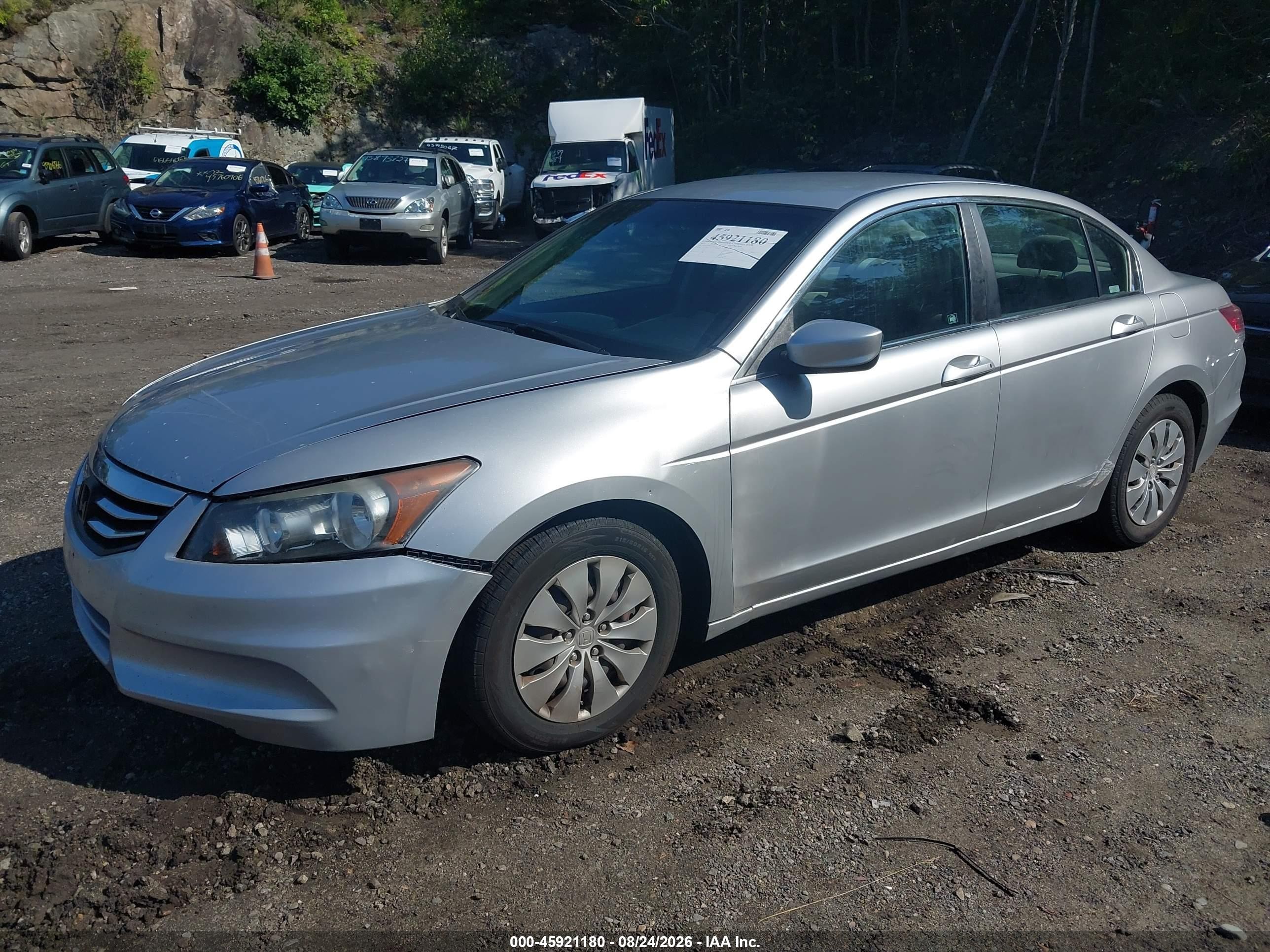 2012 Honda Accord Sdn Lx Silver vin: 1HGCP2F34CA194019