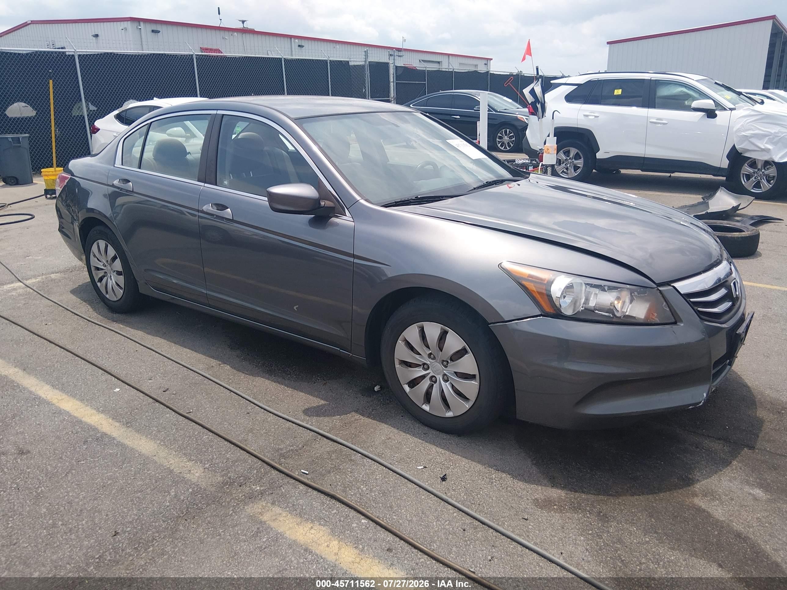 2012 Honda Accord Sdn Lx Серый vin: 1HGCP2F34CA205374