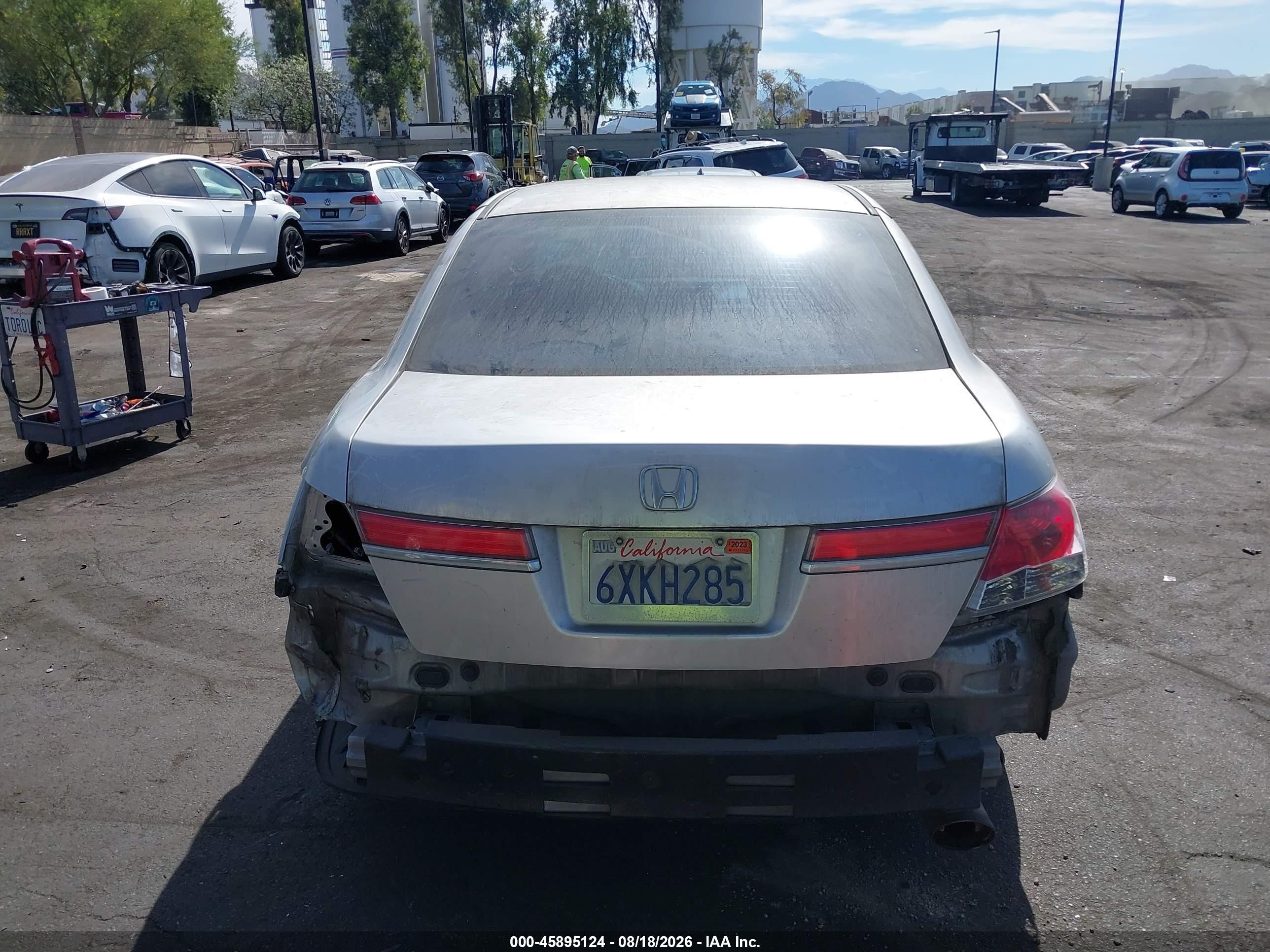 2012 Honda Accord Sdn Lx Silver vin: 1HGCP2F34CA208114