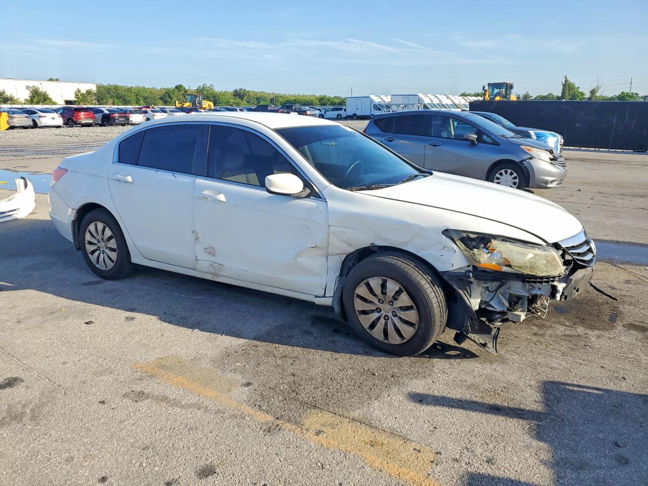 2012 Honda Accord Lx Белый vin: 1HGCP2F34CA211093