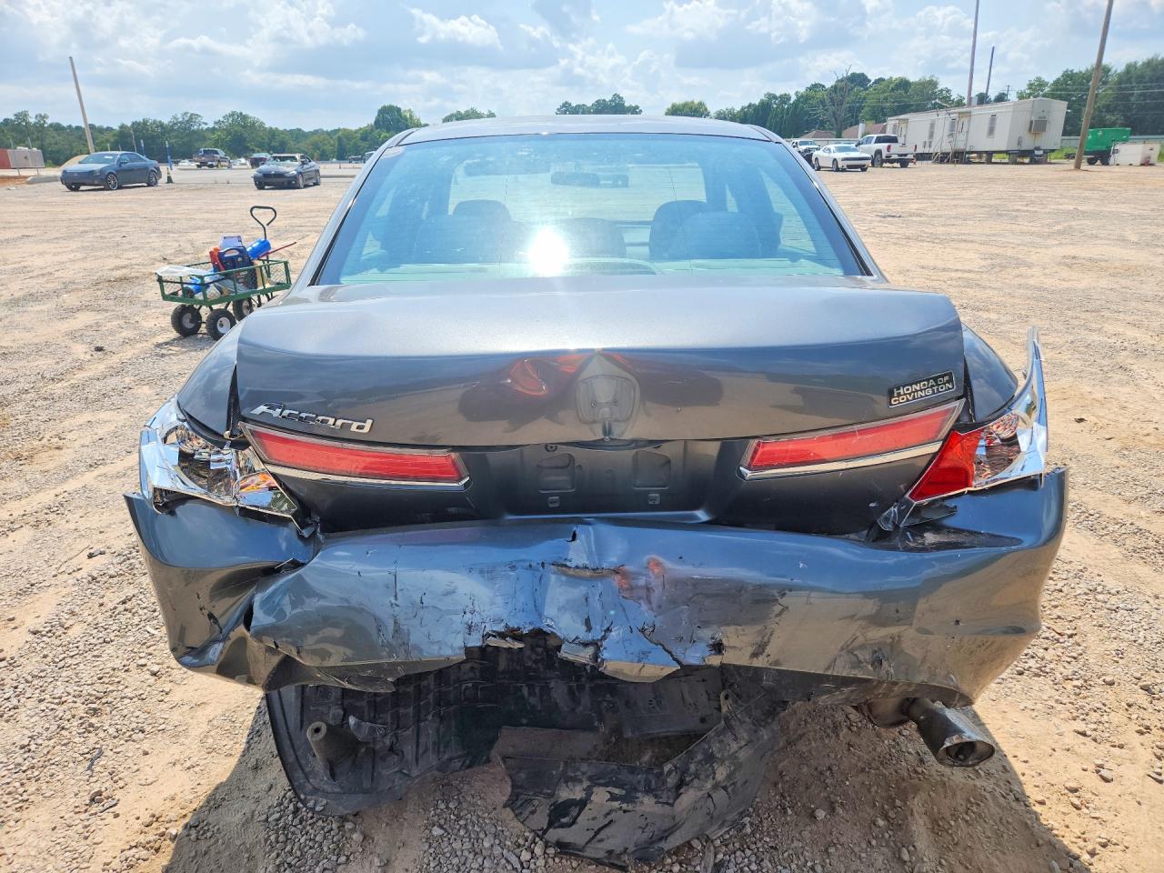 2012 Honda Accord Lx Gray vin: 1HGCP2F34CA217654