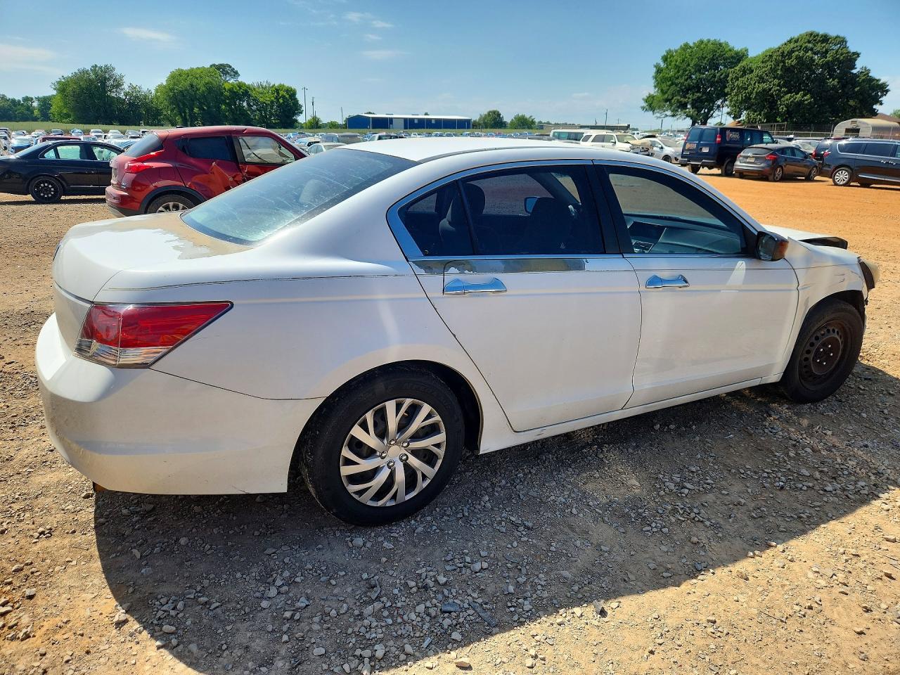2010 Honda Accord Lx White vin: 1HGCP2F35AA013863