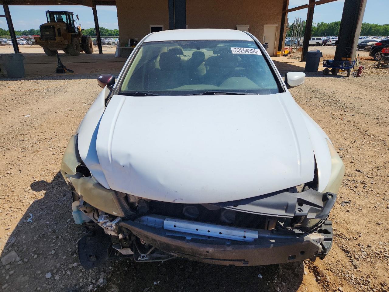 2010 Honda Accord Lx White vin: 1HGCP2F35AA013863