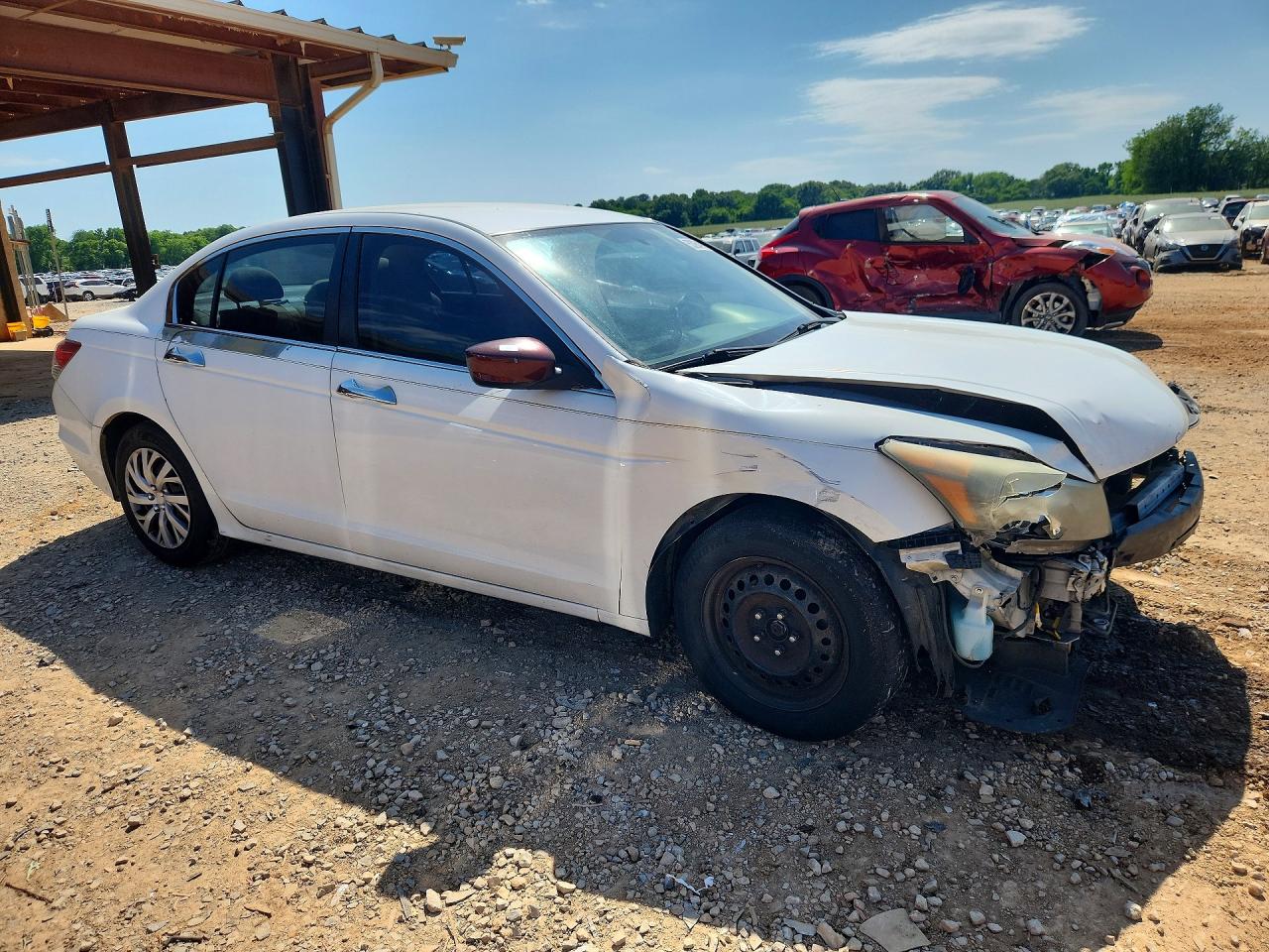 2010 Honda Accord Lx White vin: 1HGCP2F35AA013863