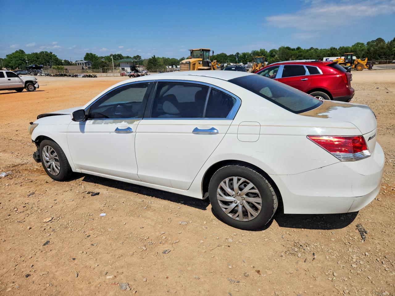 2010 Honda Accord Lx White vin: 1HGCP2F35AA013863