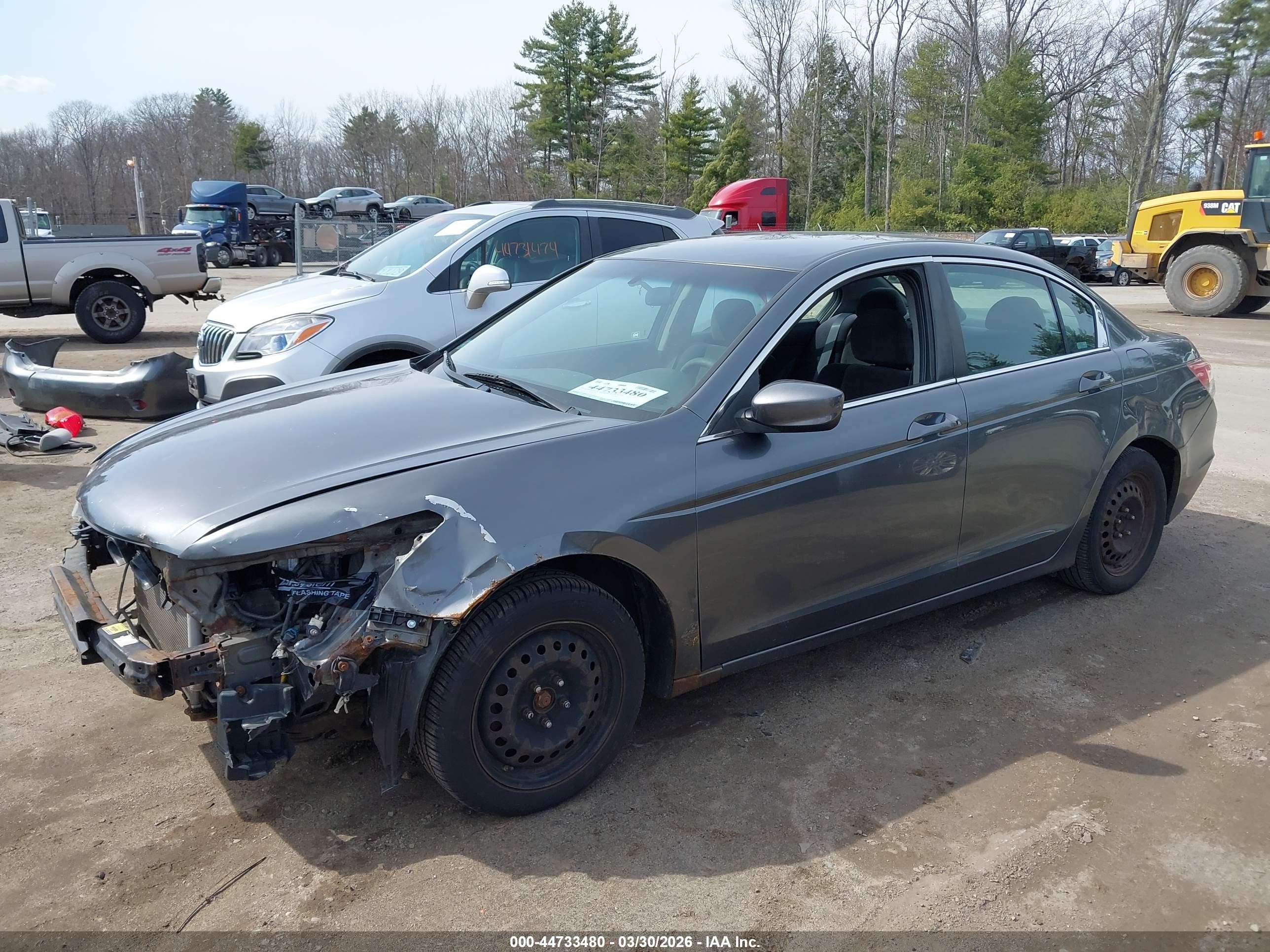 2010 Honda Accord 2.4 Lx Gray vin: 1HGCP2F35AA033370