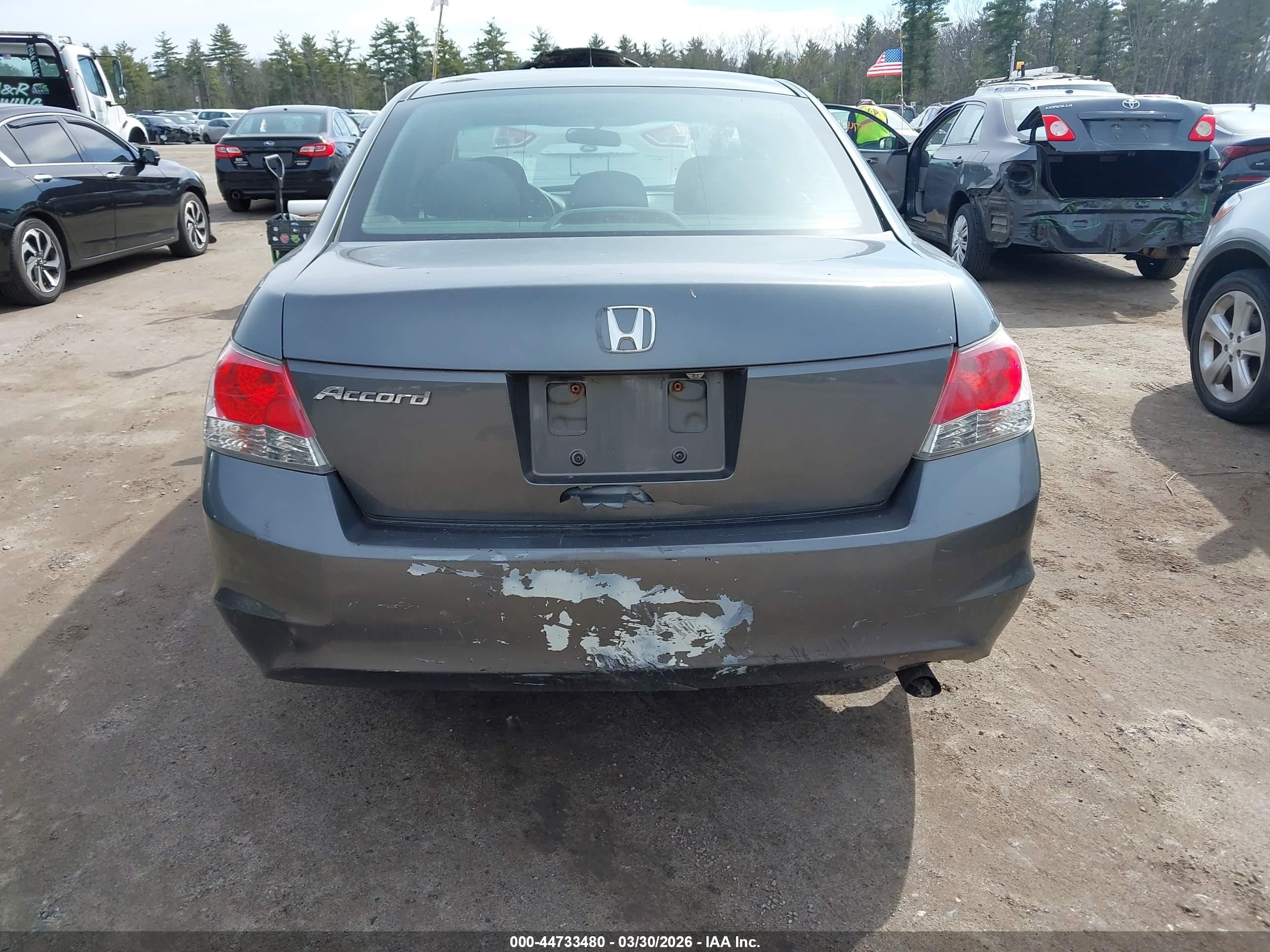 2010 Honda Accord 2.4 Lx Gray vin: 1HGCP2F35AA033370