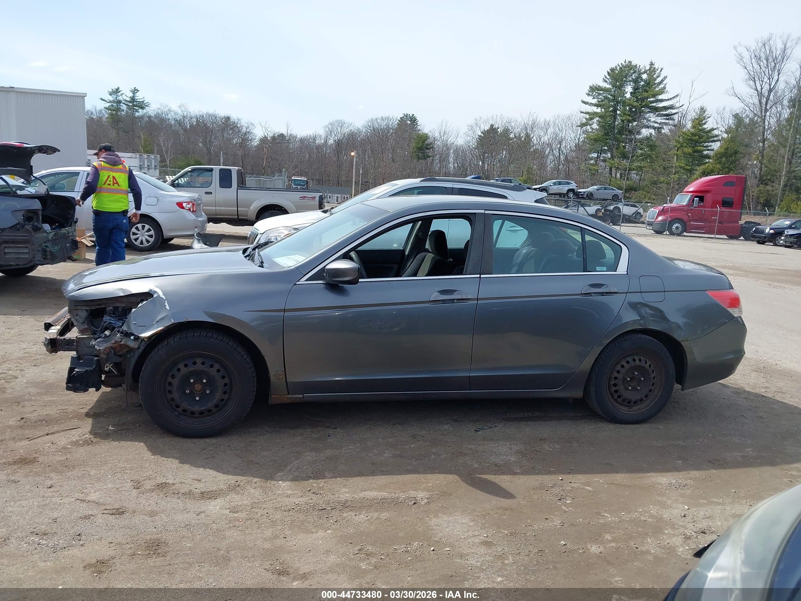 2010 Honda Accord 2.4 Lx Gray vin: 1HGCP2F35AA033370
