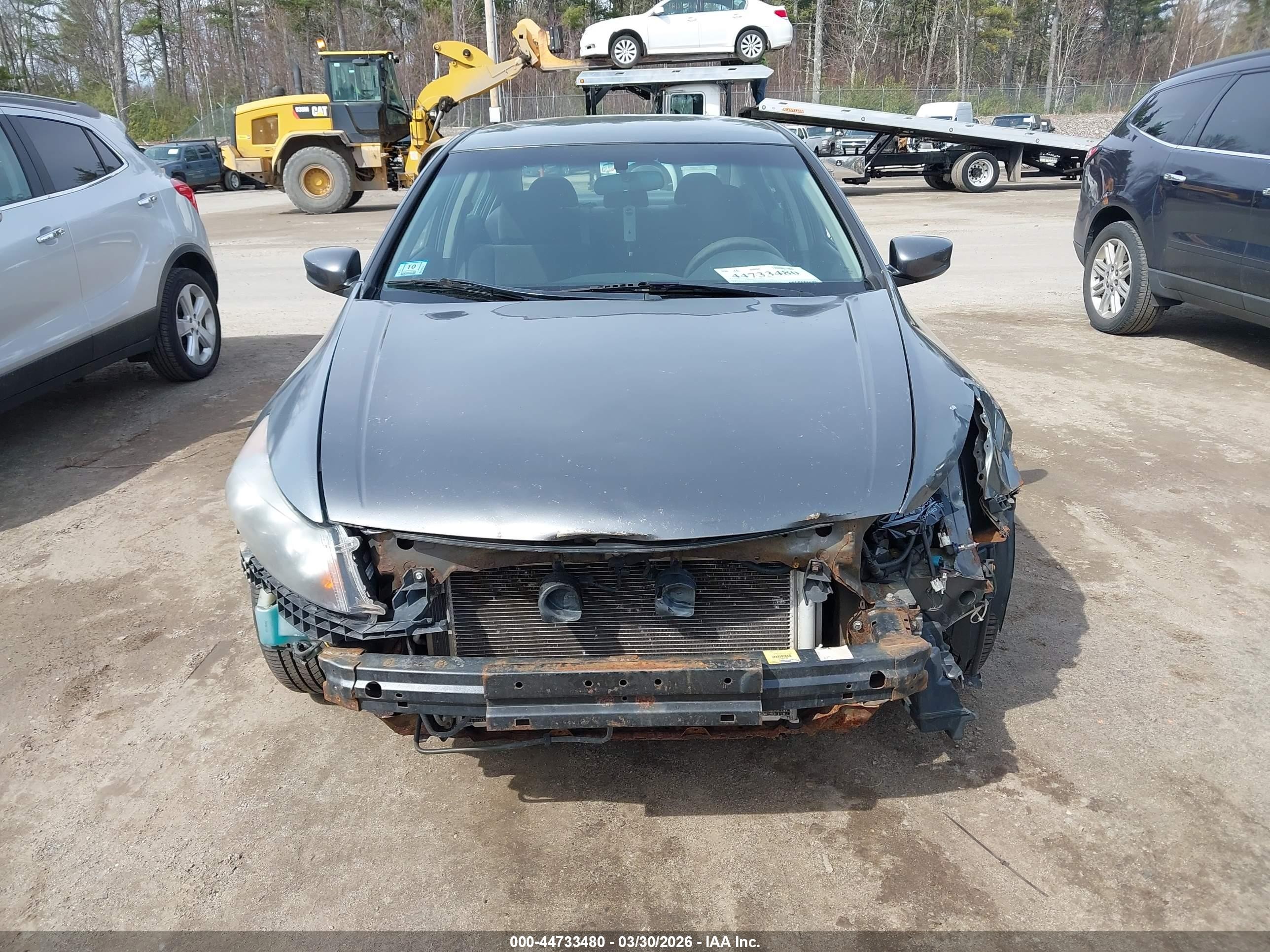 2010 Honda Accord 2.4 Lx Gray vin: 1HGCP2F35AA033370