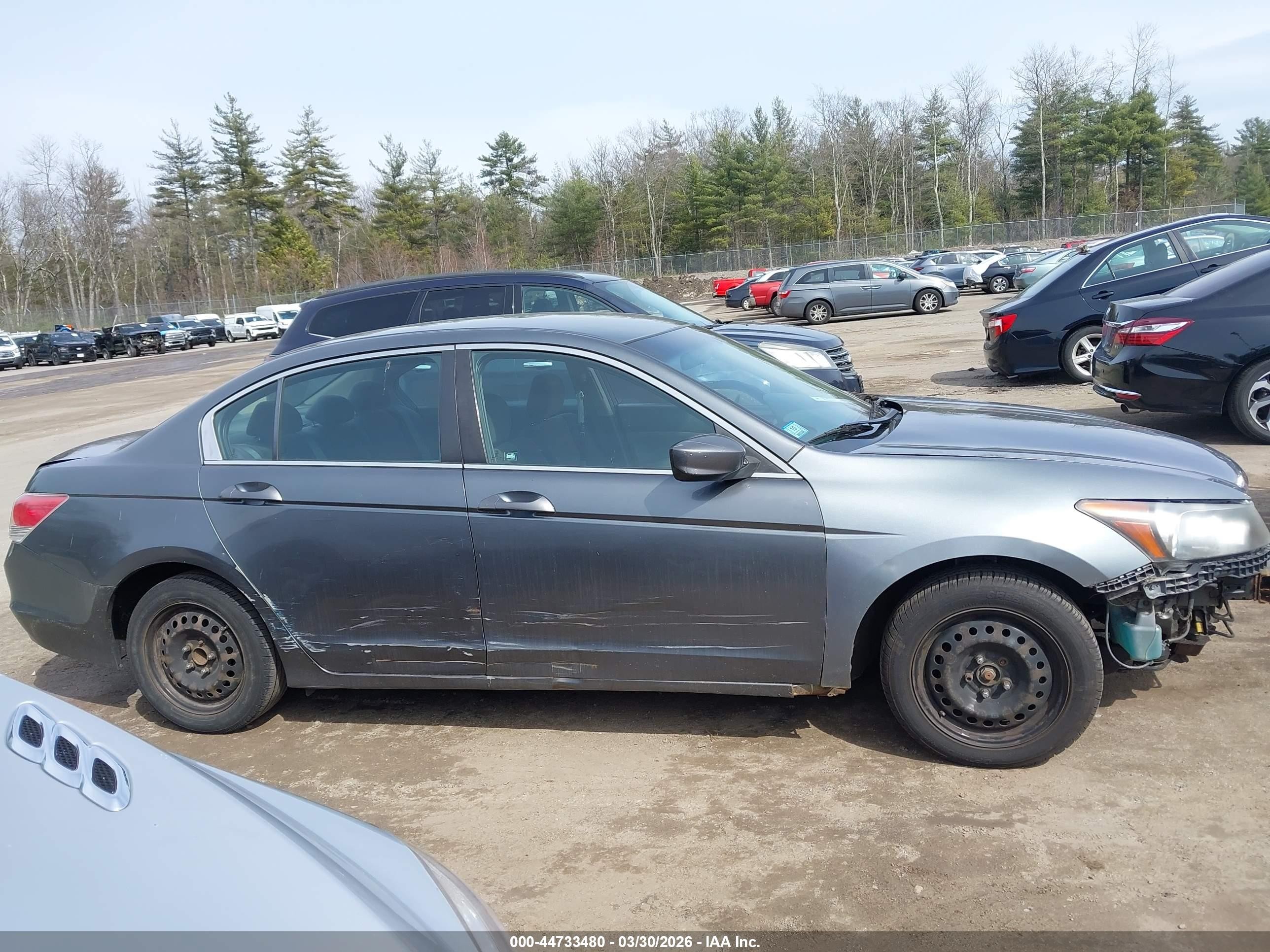 2010 Honda Accord 2.4 Lx Gray vin: 1HGCP2F35AA033370