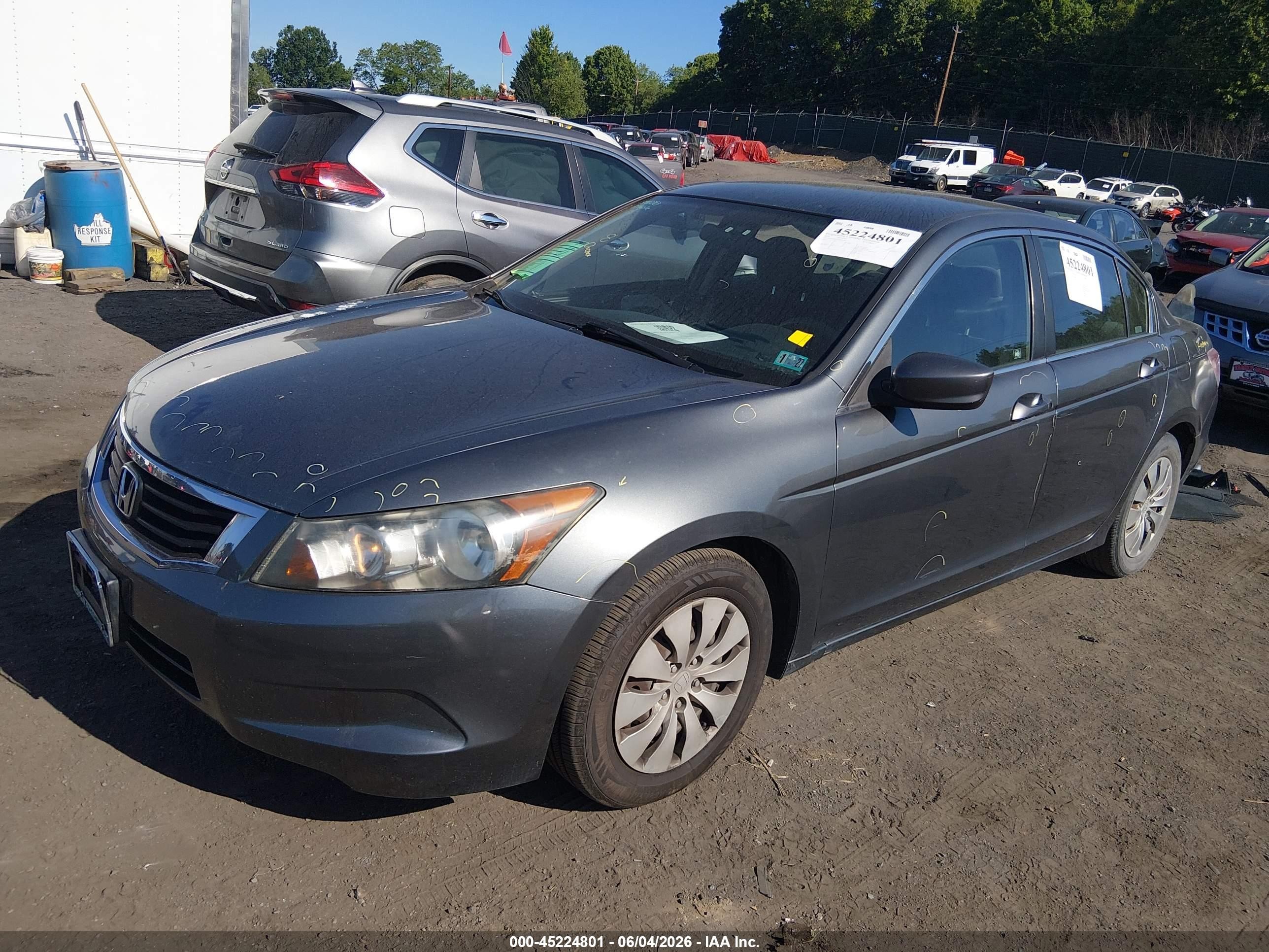 2010 Honda Accord 2.4 Lx Gray vin: 1HGCP2F35AA049293