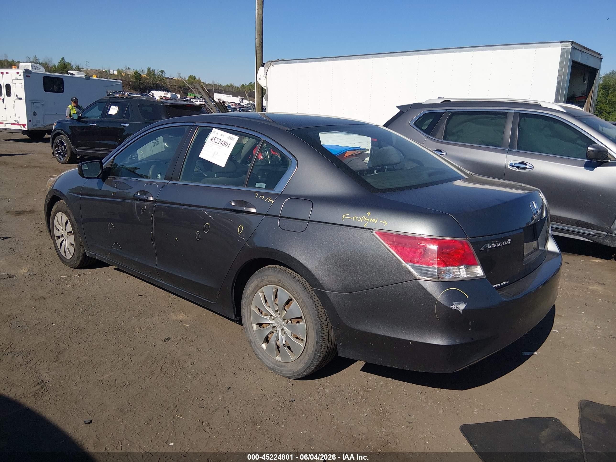 2010 Honda Accord 2.4 Lx Gray vin: 1HGCP2F35AA049293