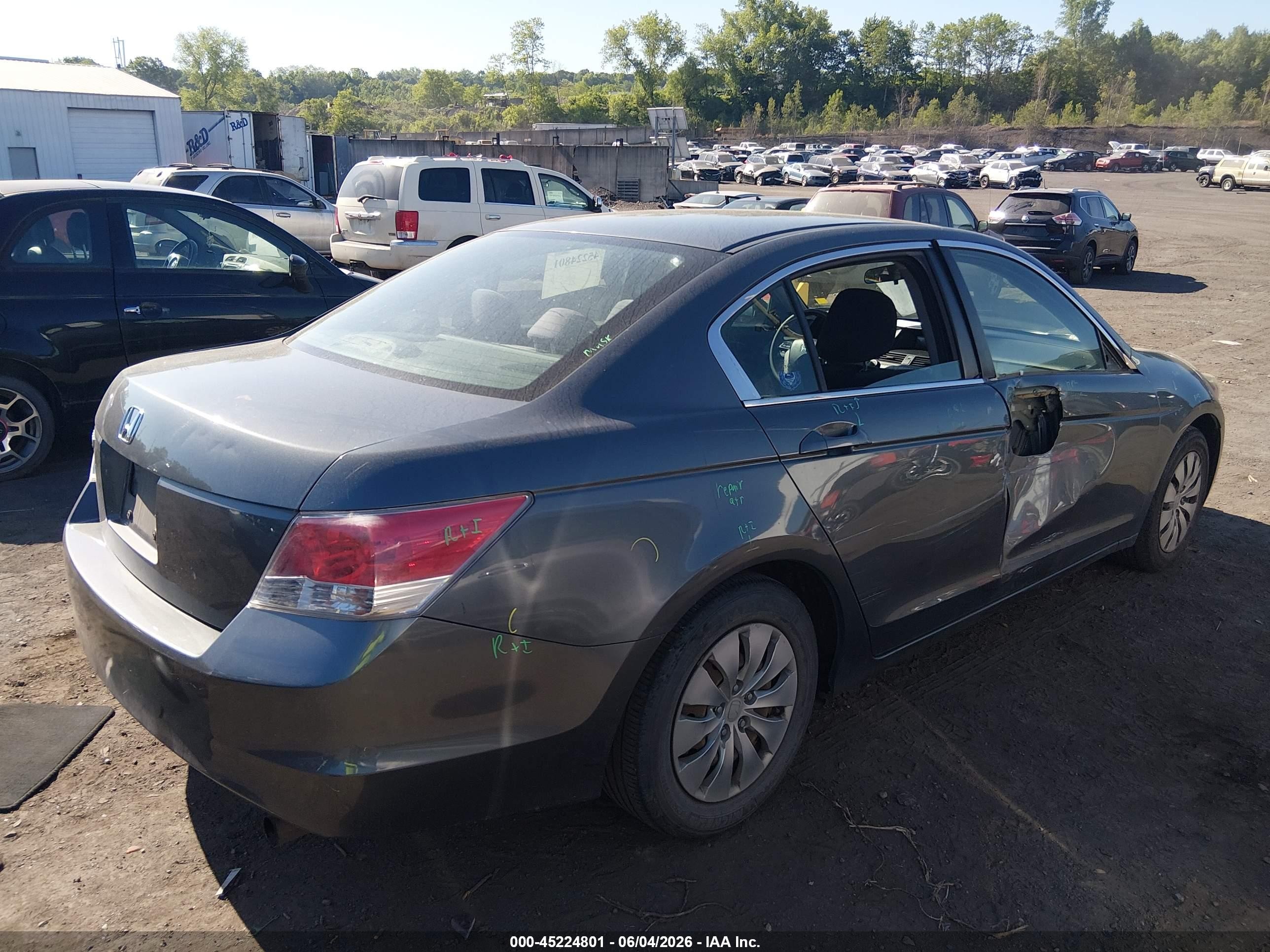 2010 Honda Accord 2.4 Lx Gray vin: 1HGCP2F35AA049293