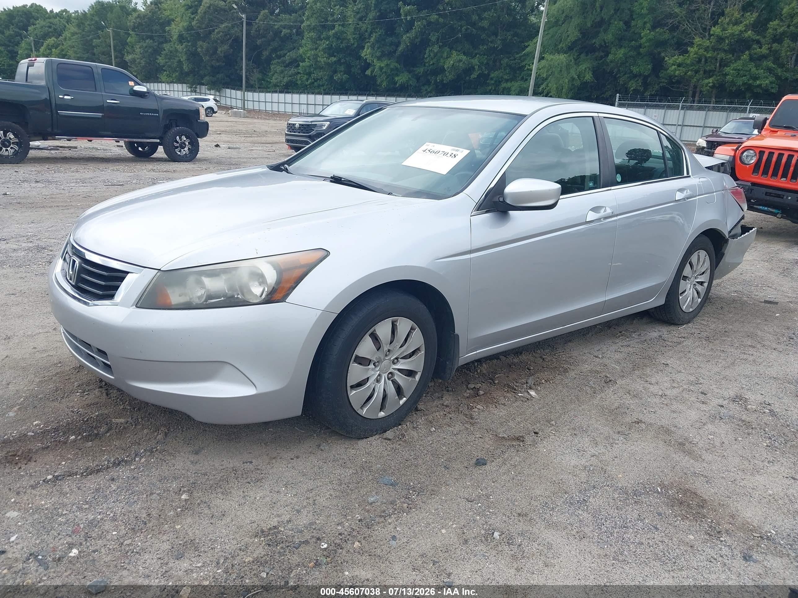 2010 Honda Accord 2.4 Lx Silver vin: 1HGCP2F35AA060553
