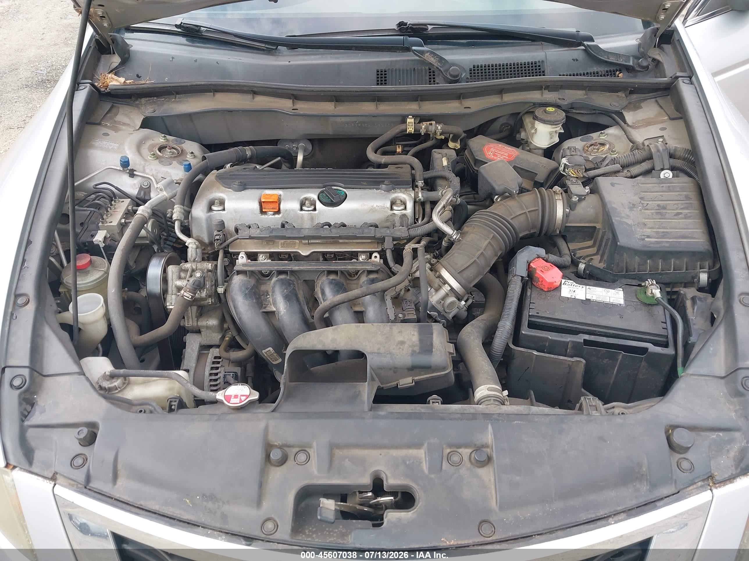 2010 Honda Accord 2.4 Lx Silver vin: 1HGCP2F35AA060553