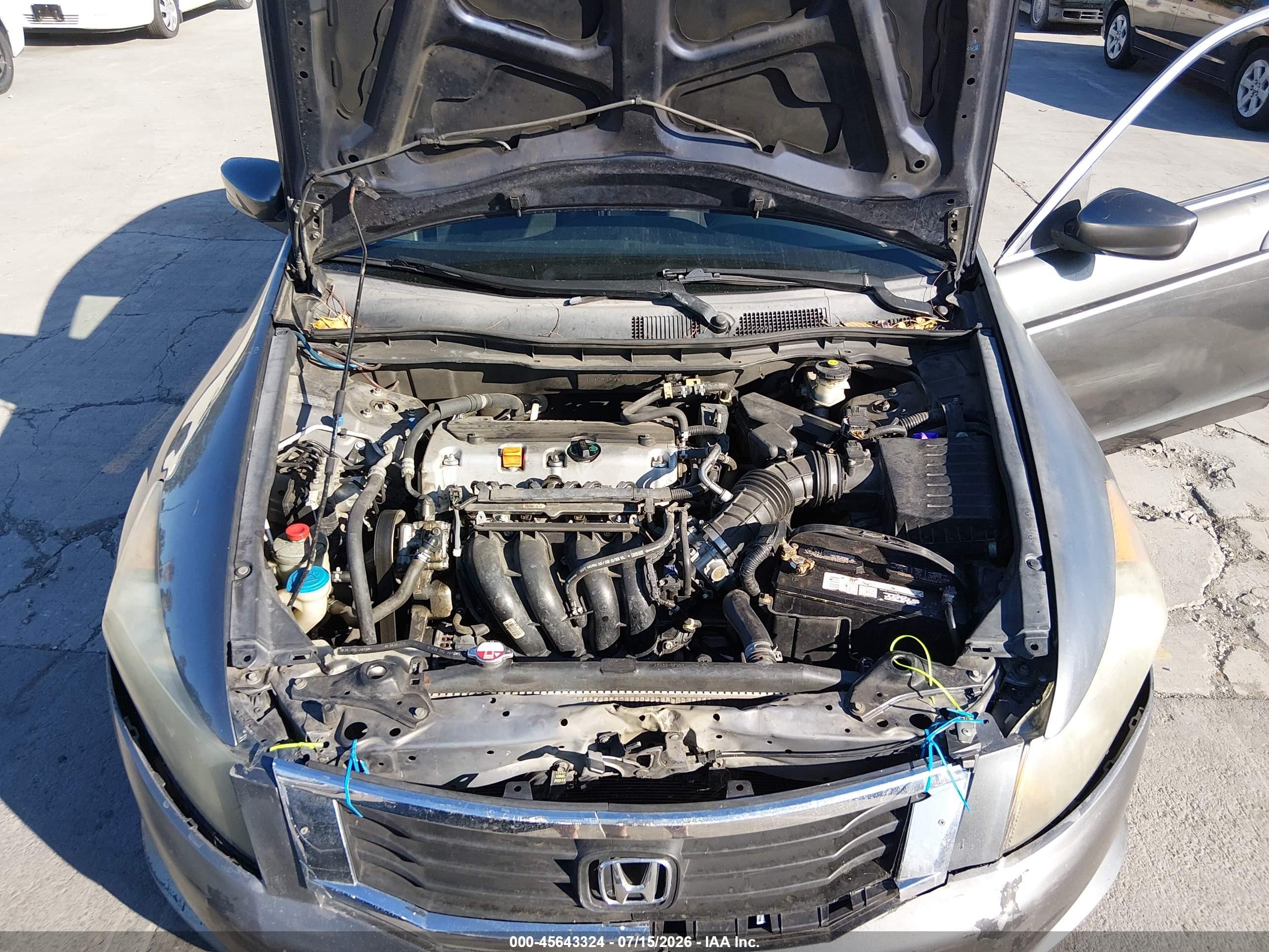 2010 Honda Accord 2.4 Lx Gray vin: 1HGCP2F35AA067275