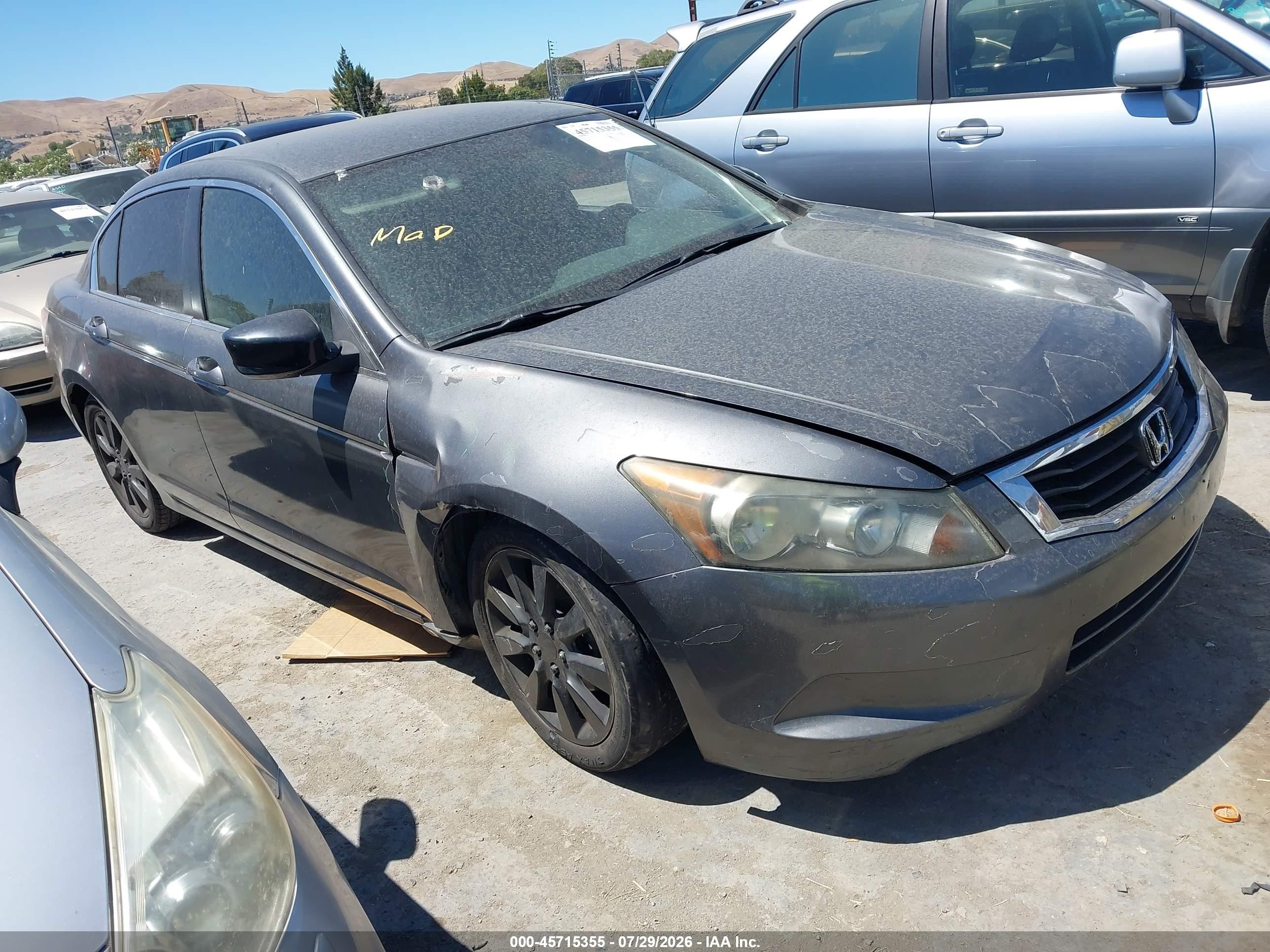 2010 Honda Accord 2.4 Lx Gray vin: 1HGCP2F35AA073240