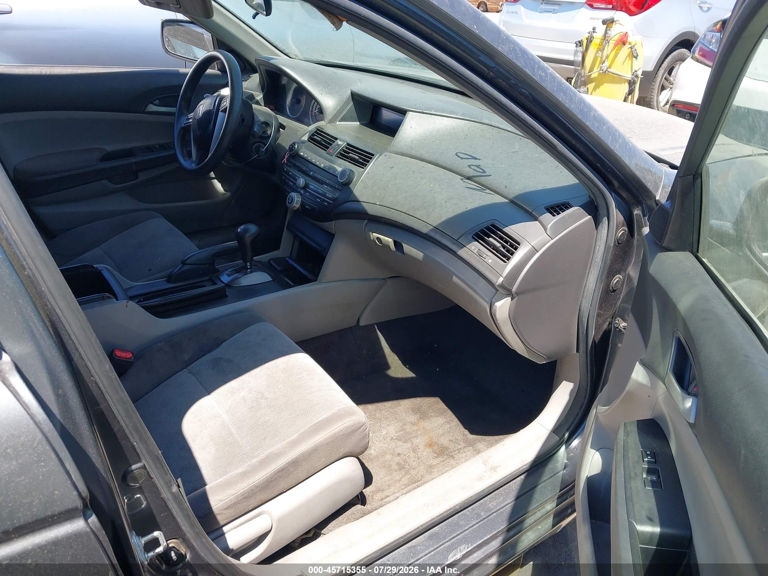 2010 Honda Accord 2.4 Lx Gray vin: 1HGCP2F35AA073240