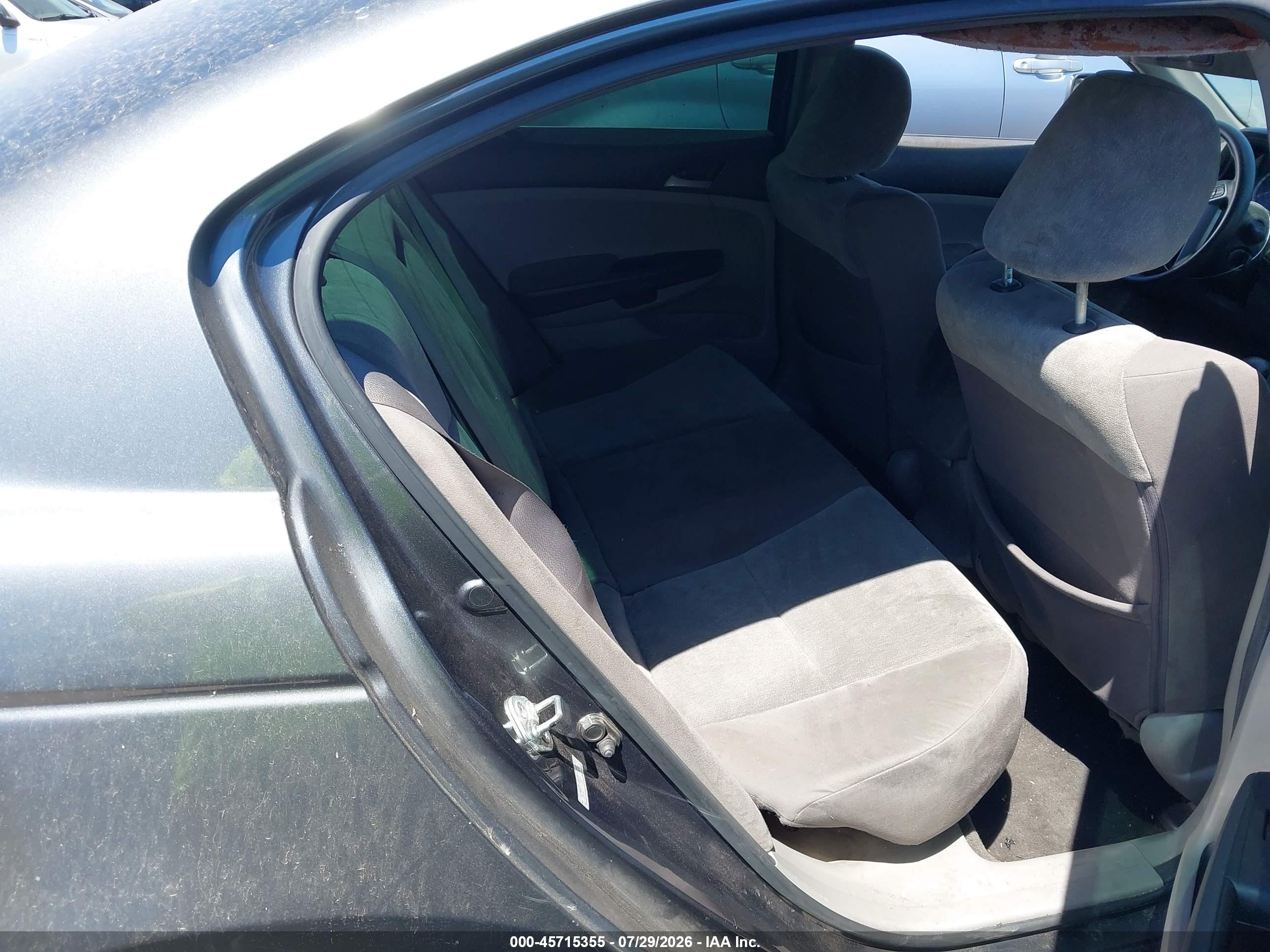 2010 Honda Accord 2.4 Lx Gray vin: 1HGCP2F35AA073240