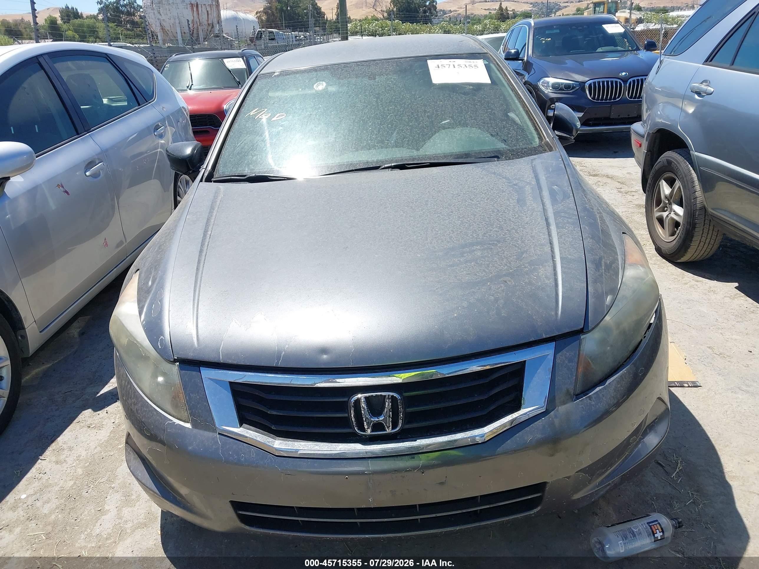 2010 Honda Accord 2.4 Lx Gray vin: 1HGCP2F35AA073240