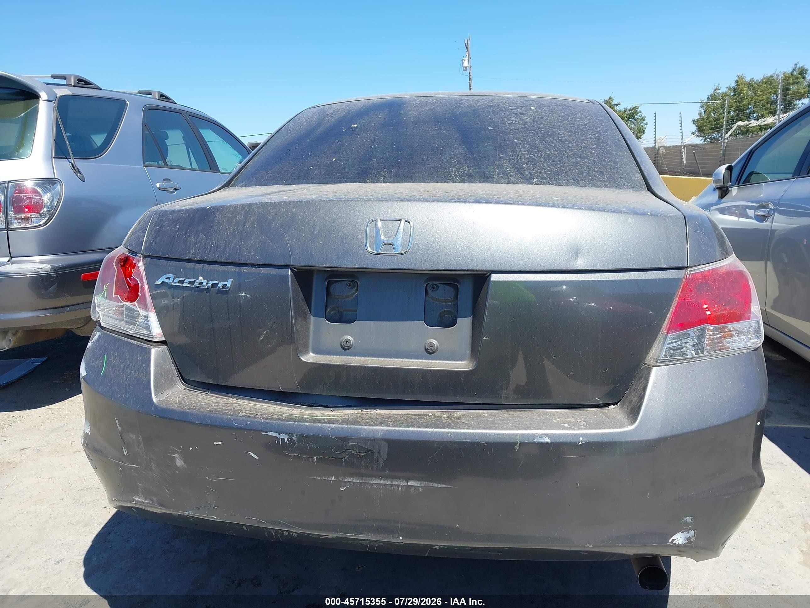 2010 Honda Accord 2.4 Lx Gray vin: 1HGCP2F35AA073240