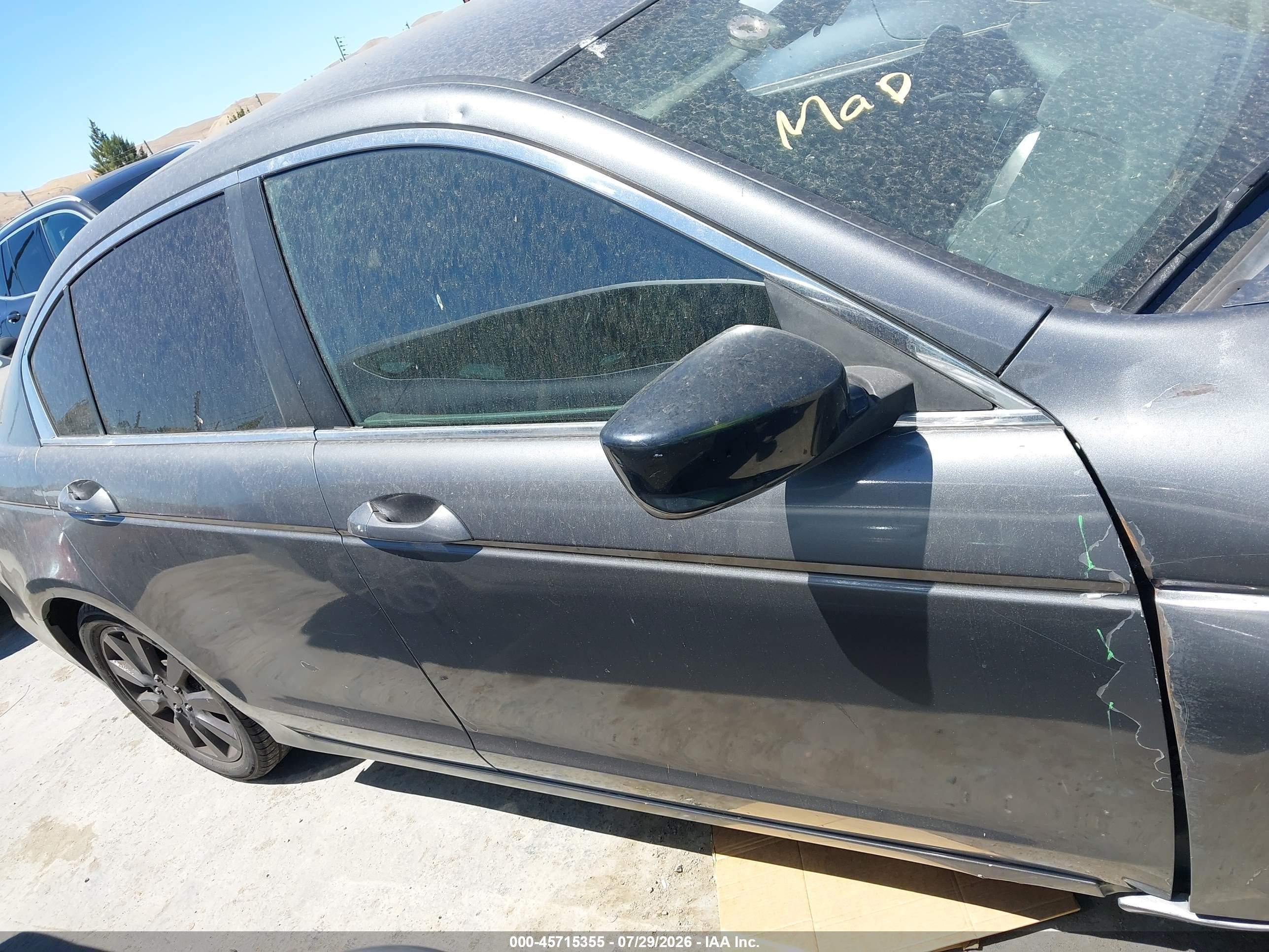 2010 Honda Accord 2.4 Lx Gray vin: 1HGCP2F35AA073240