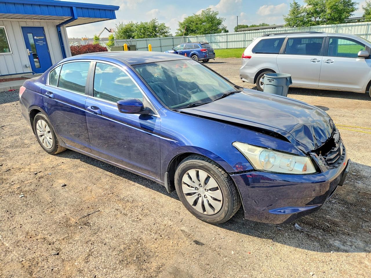 2010 Honda Accord Lx Blue vin: 1HGCP2F35AA085887