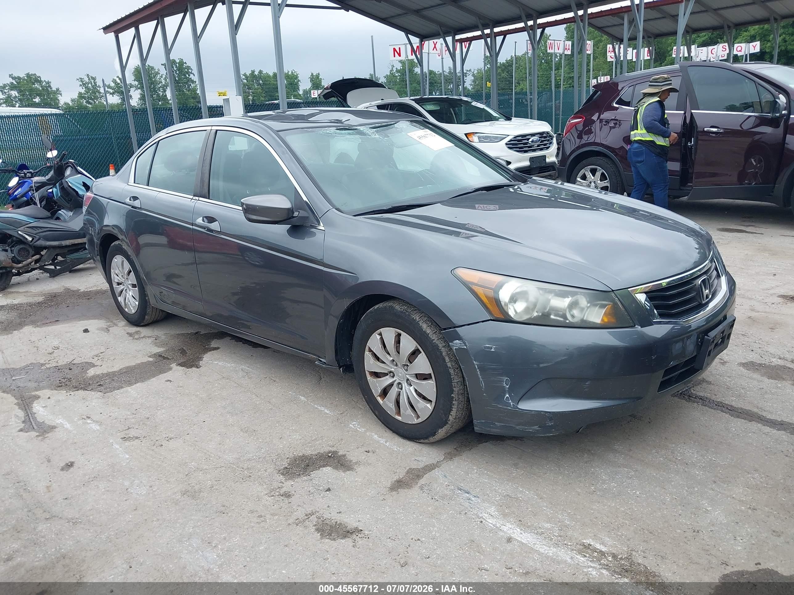2010 Honda Accord 2.4 Lx Gray vin: 1HGCP2F35AA097408