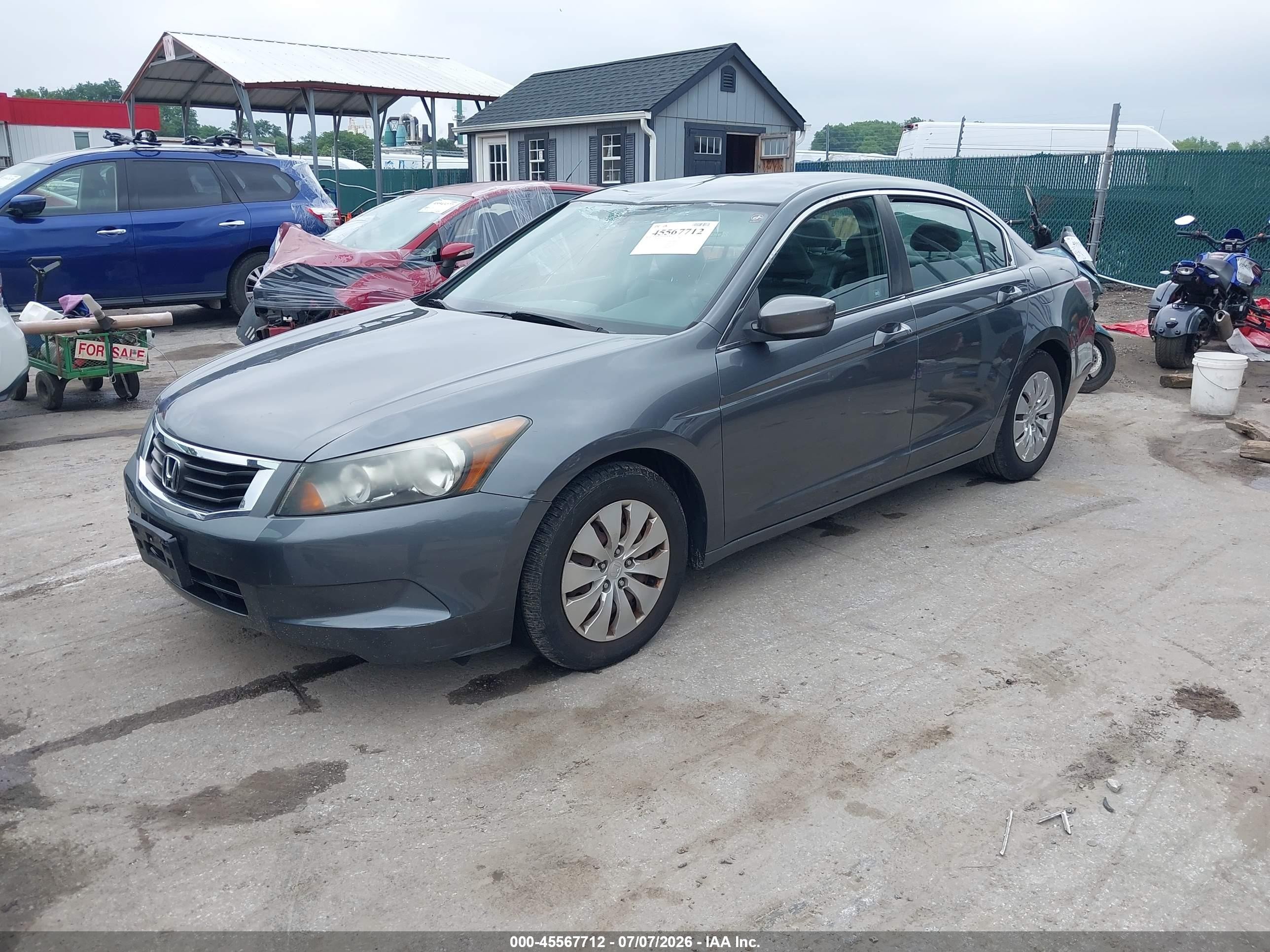 2010 Honda Accord 2.4 Lx Gray vin: 1HGCP2F35AA097408