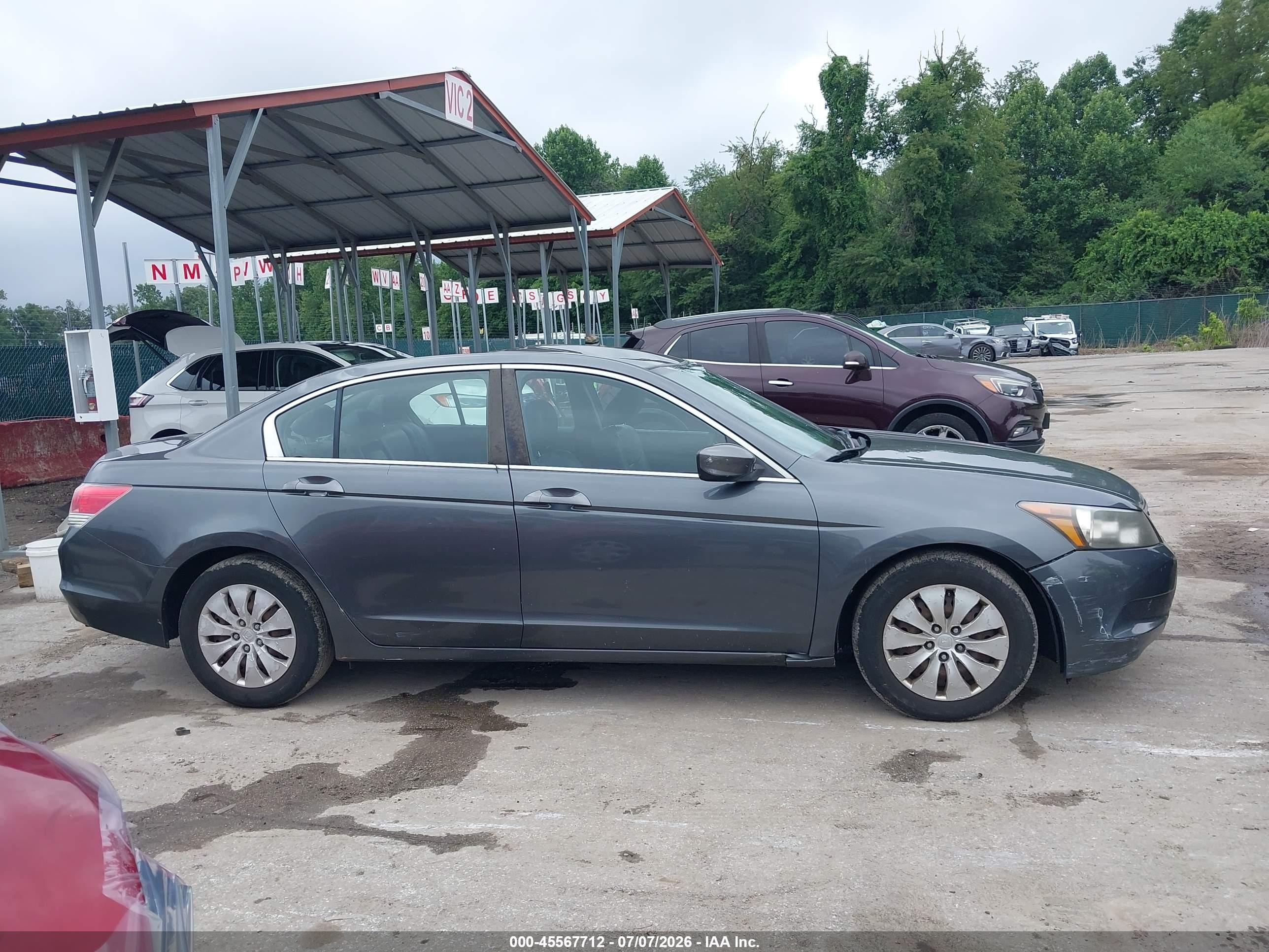 2010 Honda Accord 2.4 Lx Gray vin: 1HGCP2F35AA097408