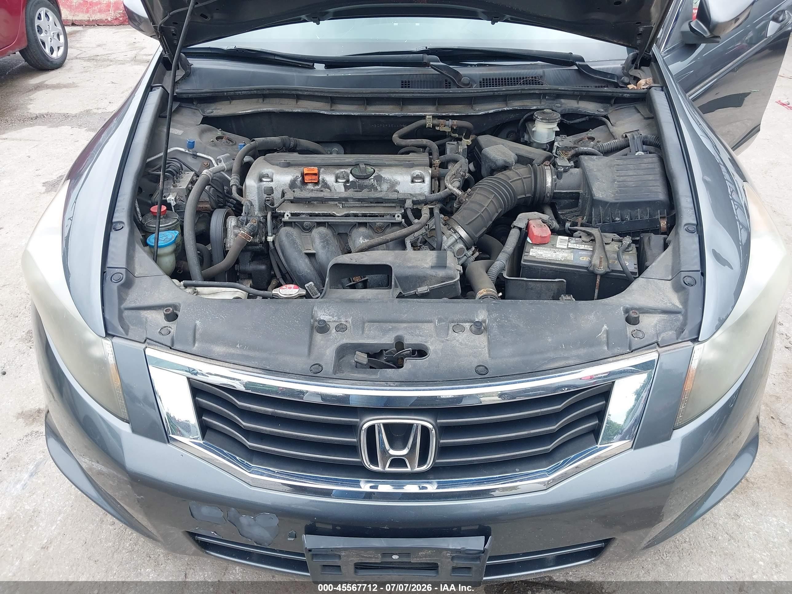2010 Honda Accord 2.4 Lx Gray vin: 1HGCP2F35AA097408