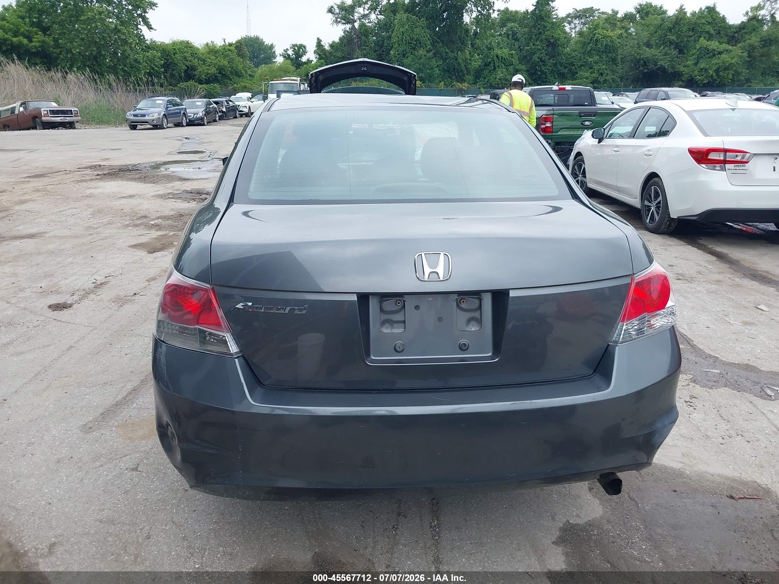 2010 Honda Accord 2.4 Lx Gray vin: 1HGCP2F35AA097408