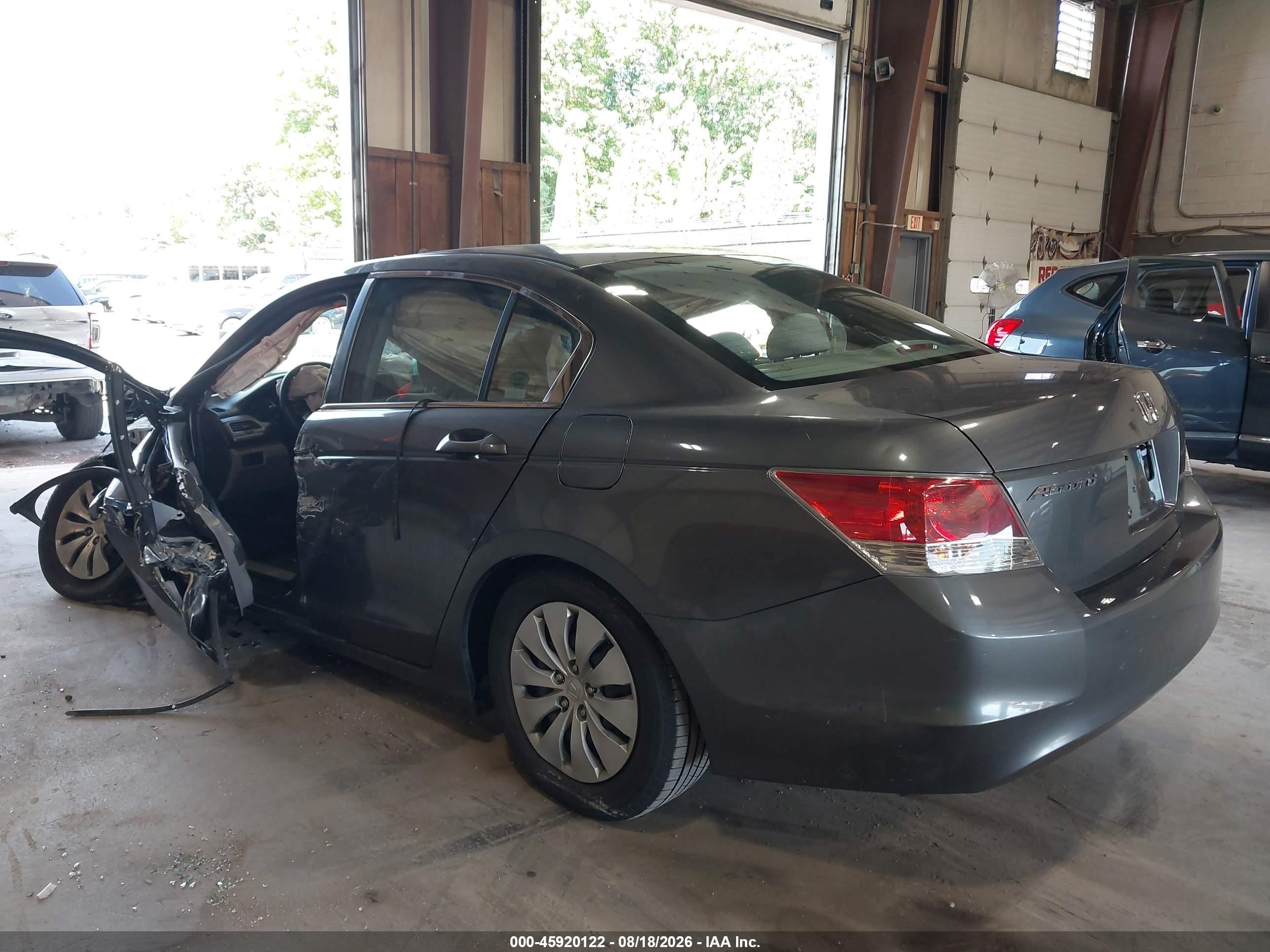 2010 Honda Accord 2.4 Lx Gray vin: 1HGCP2F35AA131850