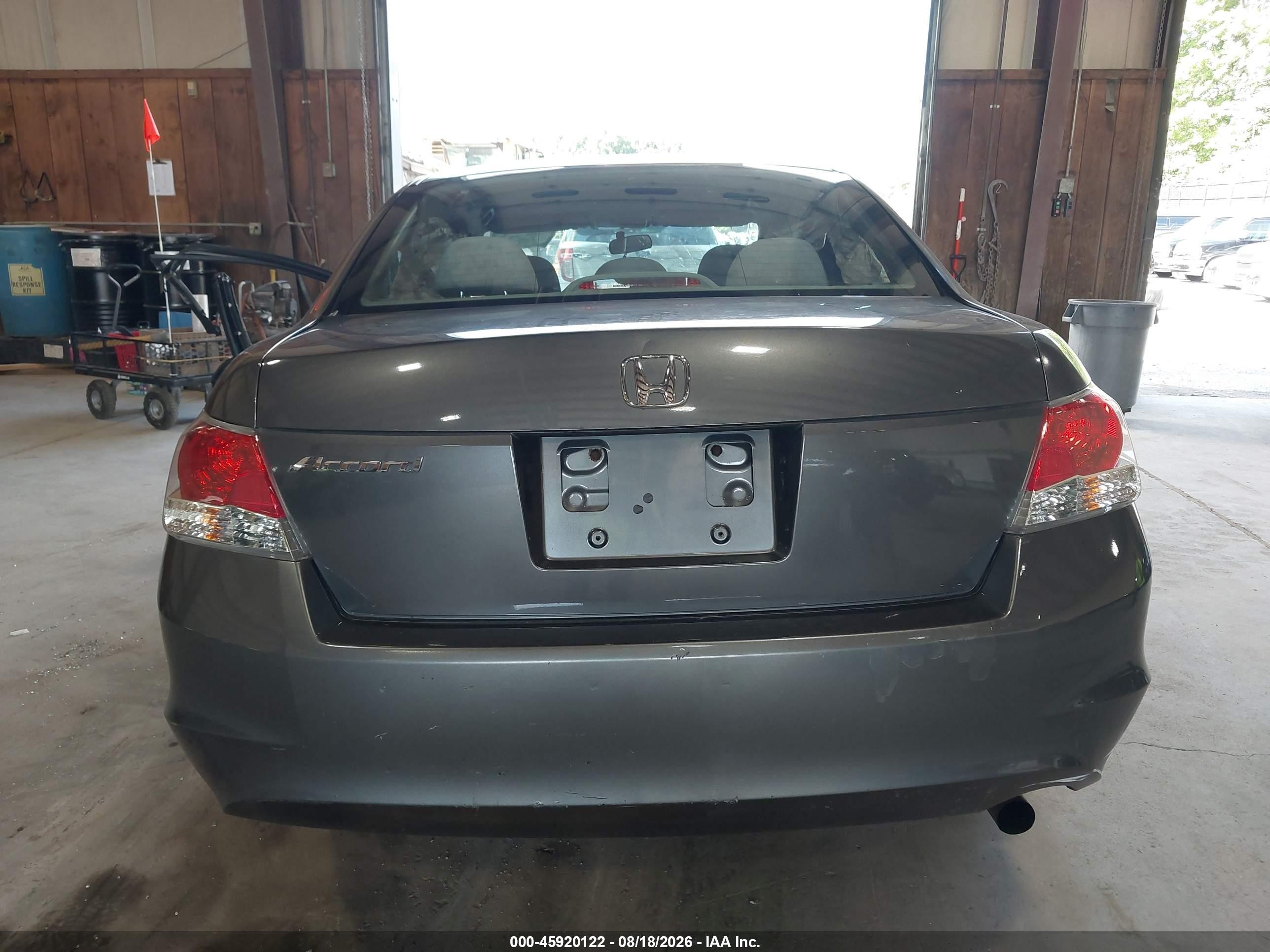 2010 Honda Accord 2.4 Lx Gray vin: 1HGCP2F35AA131850