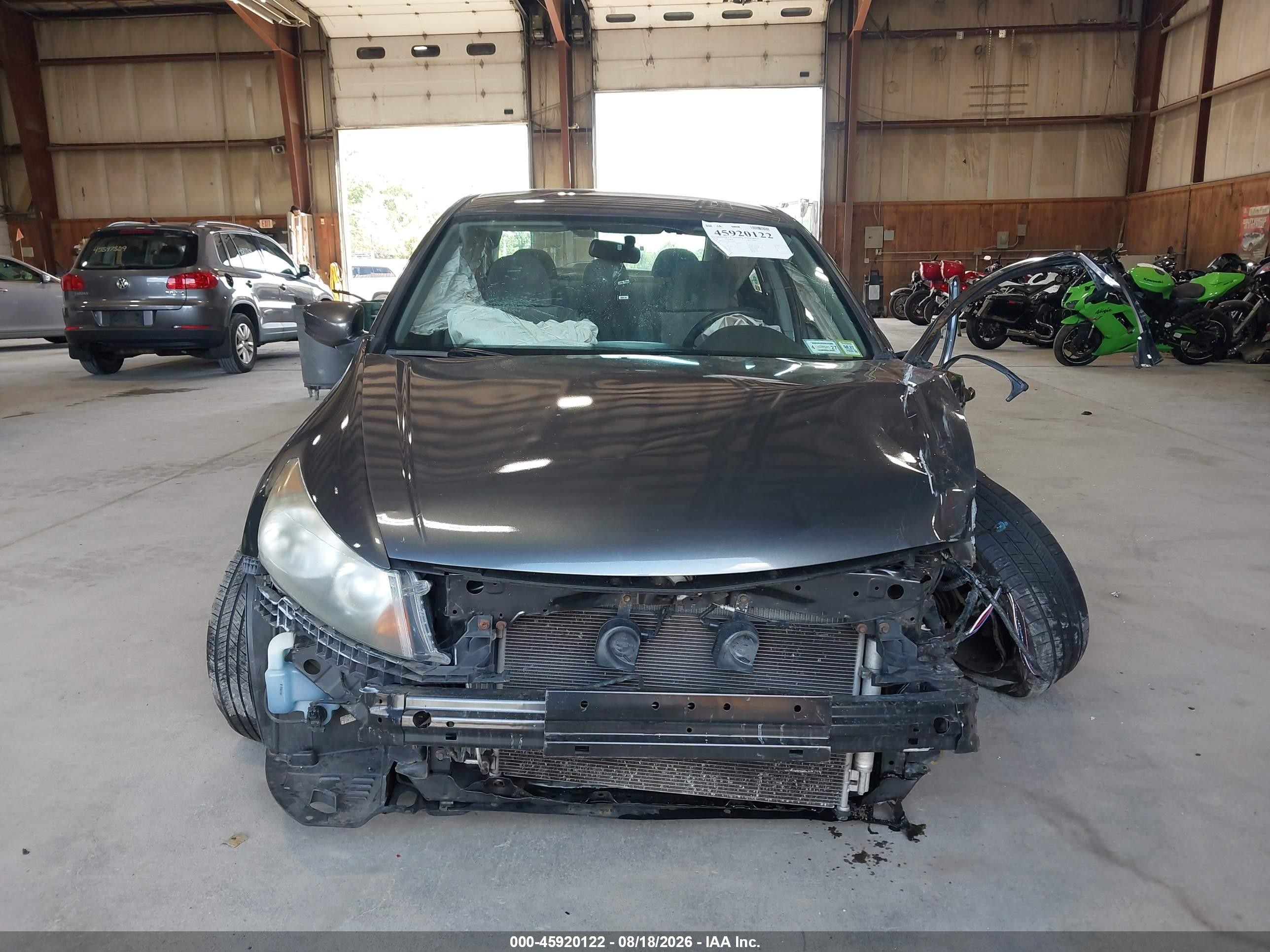 2010 Honda Accord 2.4 Lx Gray vin: 1HGCP2F35AA131850
