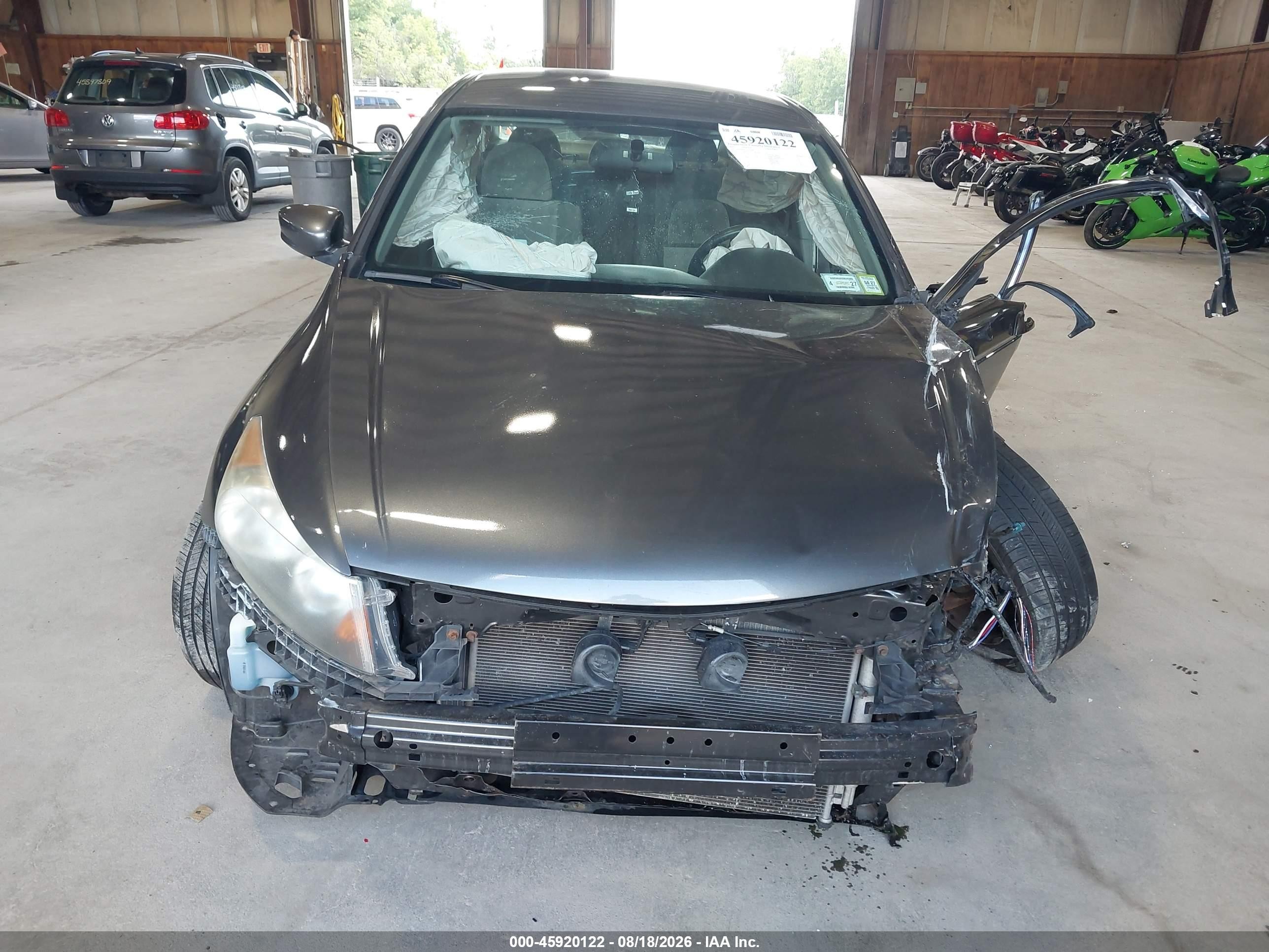 2010 Honda Accord 2.4 Lx Gray vin: 1HGCP2F35AA131850