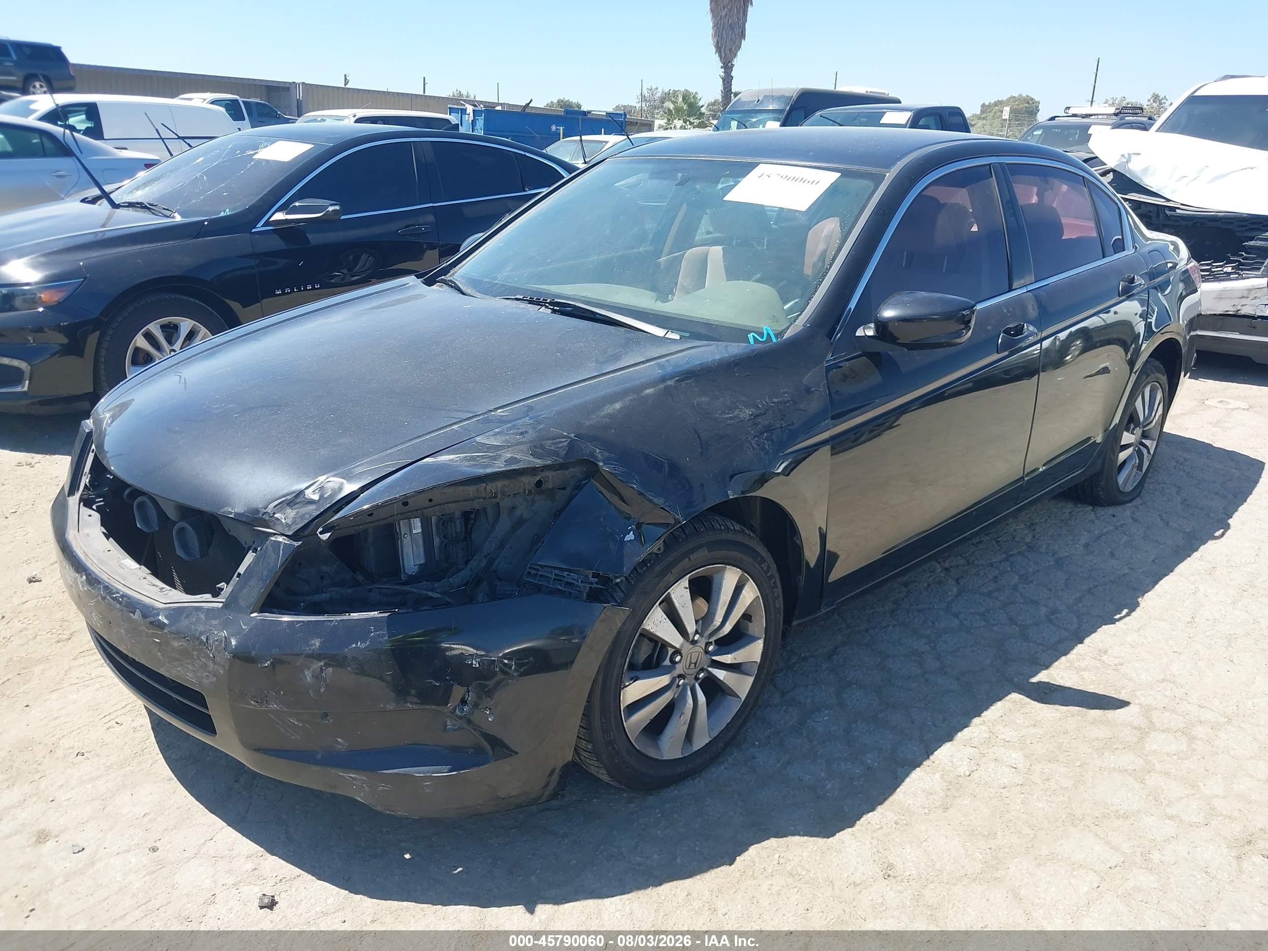 2010 Honda Accord 2.4 Lx Black vin: 1HGCP2F35AA145991