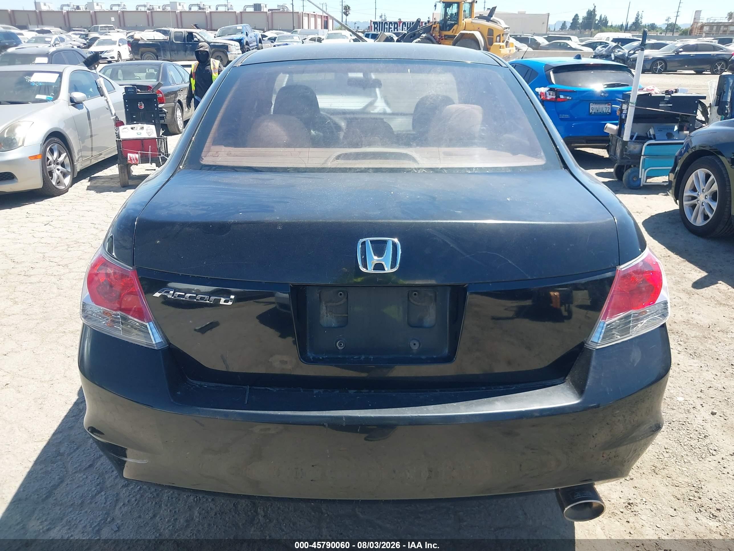 2010 Honda Accord 2.4 Lx Black vin: 1HGCP2F35AA145991