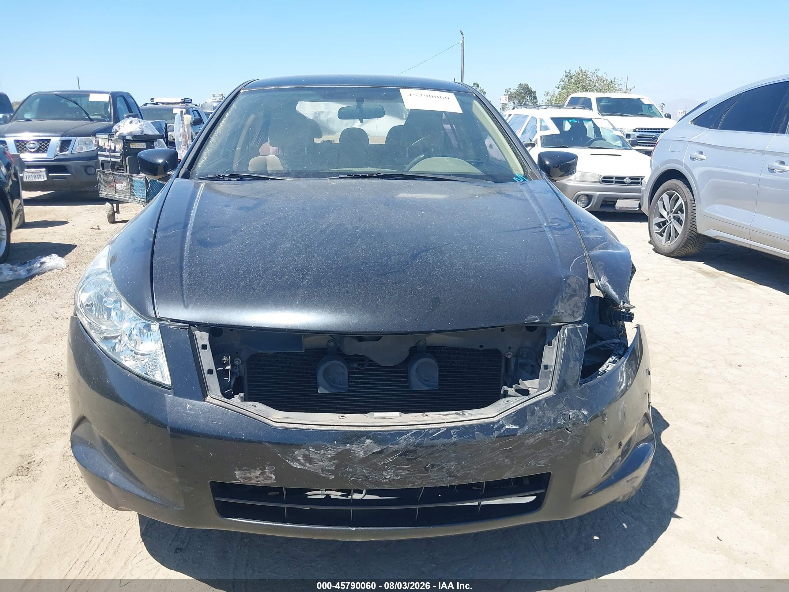 2010 Honda Accord 2.4 Lx Black vin: 1HGCP2F35AA145991