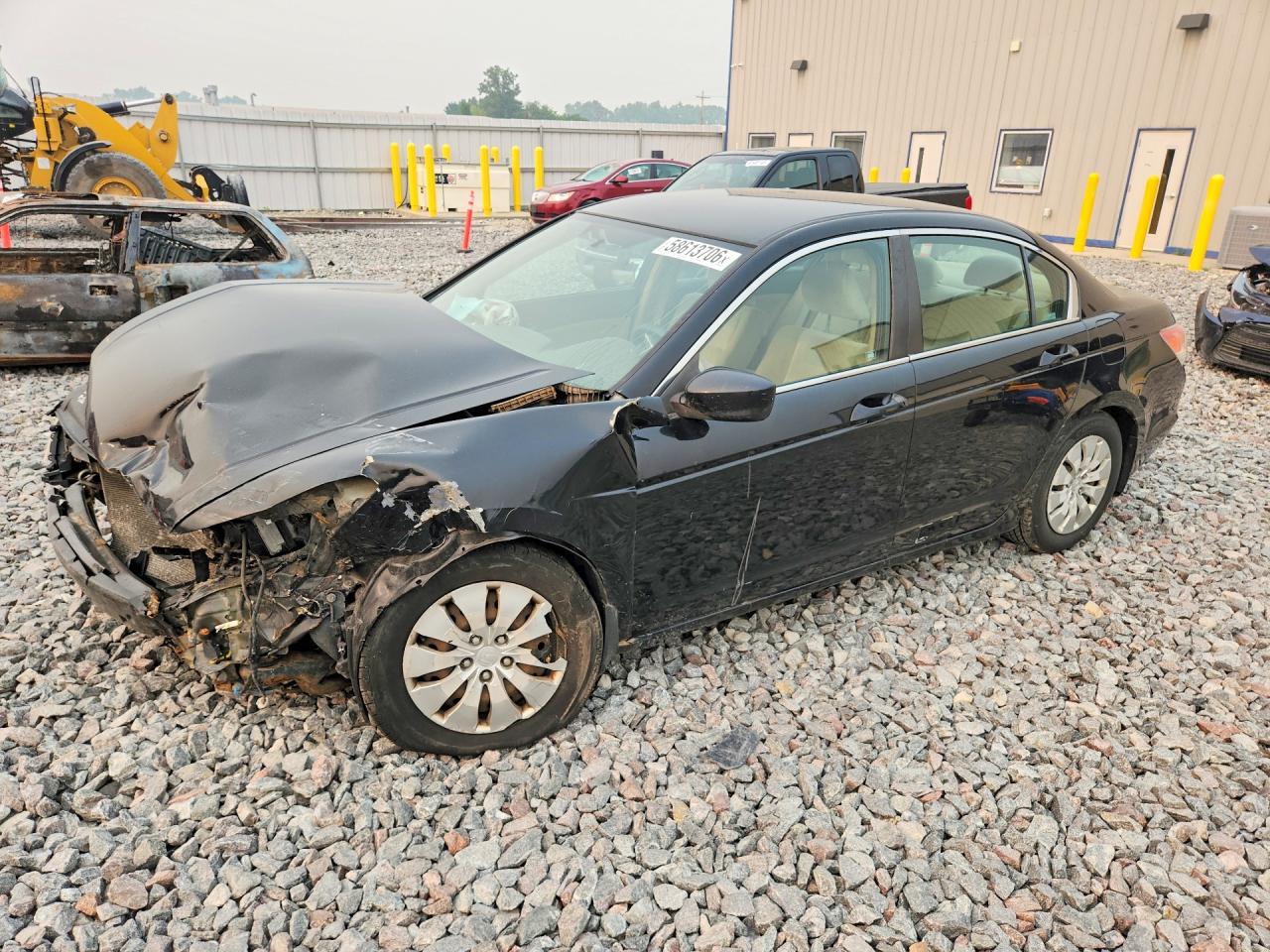 2010 Honda Accord Lx Black vin: 1HGCP2F35AA167506