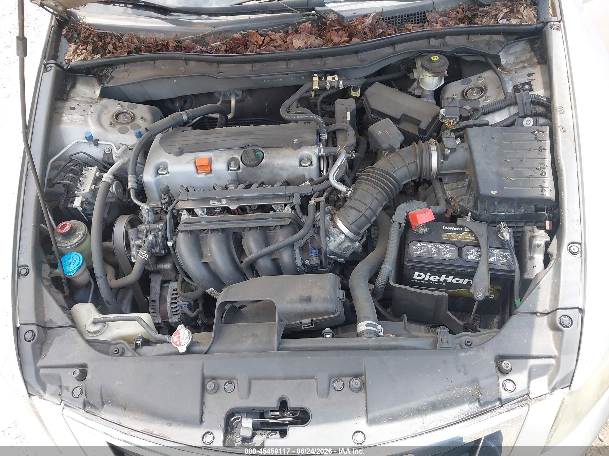 2010 Honda Accord 2.4 Lx Silver vin: 1HGCP2F35AA177405