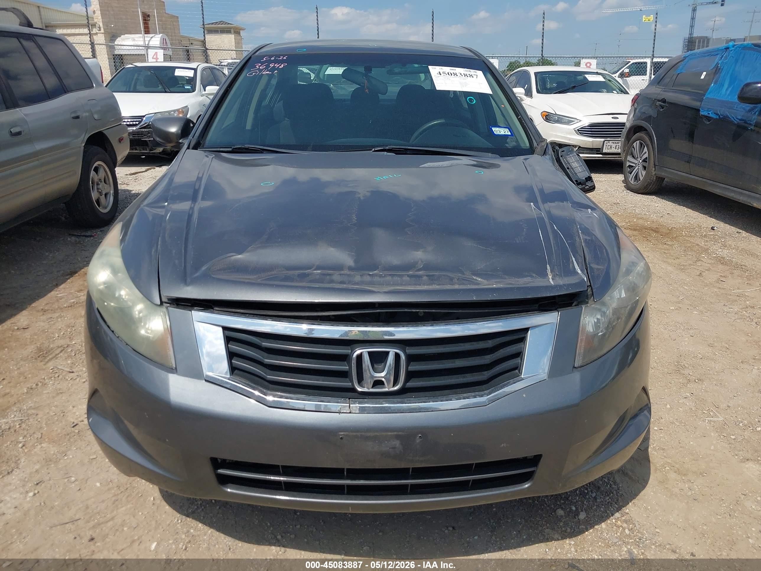 2010 Honda Accord 2.4 Lx Gray vin: 1HGCP2F35AA187609