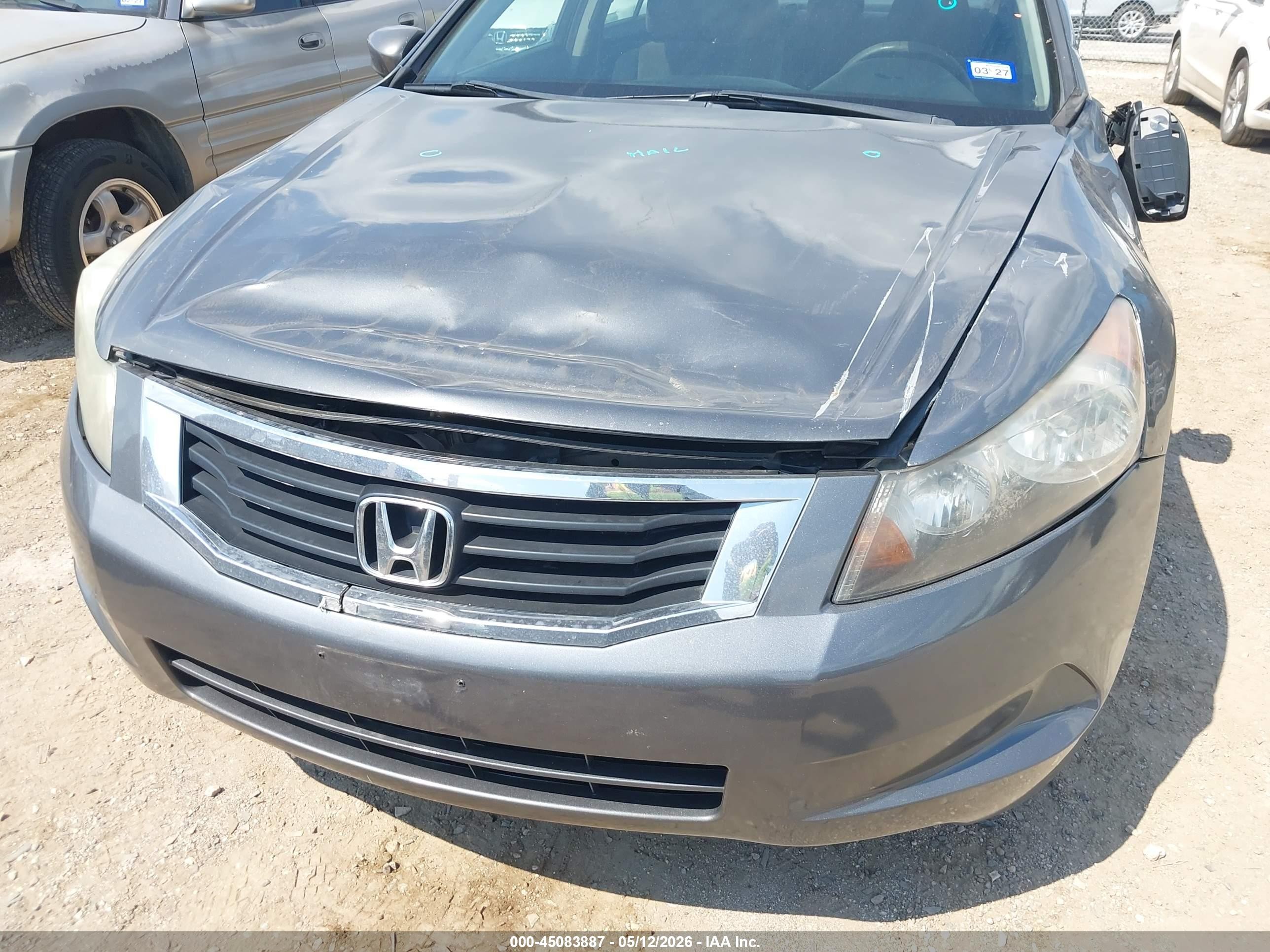 2010 Honda Accord 2.4 Lx Gray vin: 1HGCP2F35AA187609