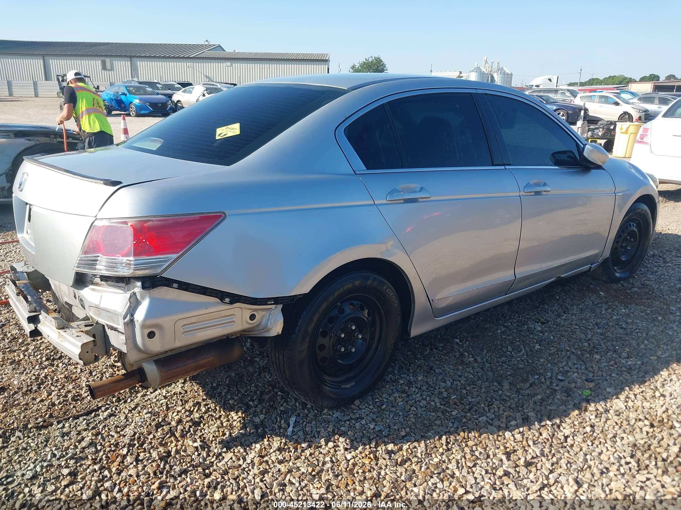 2010 Honda Accord 2.4 Lx Silver vin: 1HGCP2F35AA196309