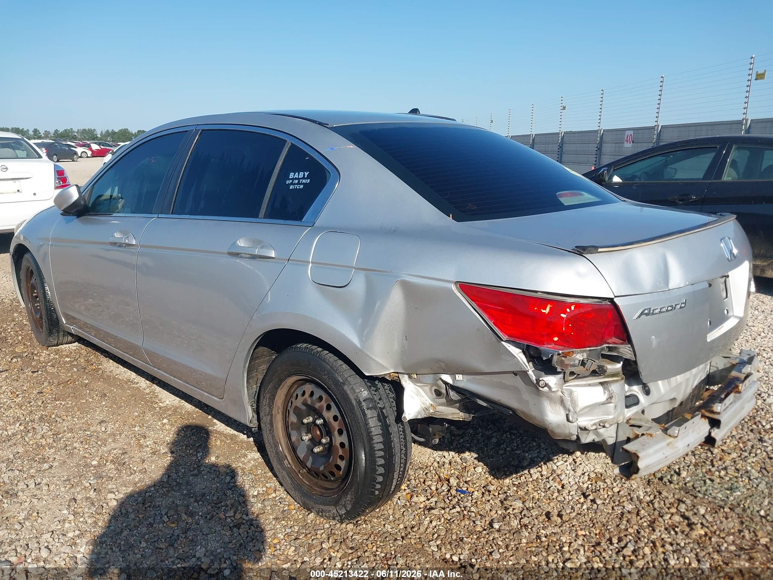 2010 Honda Accord 2.4 Lx Silver vin: 1HGCP2F35AA196309